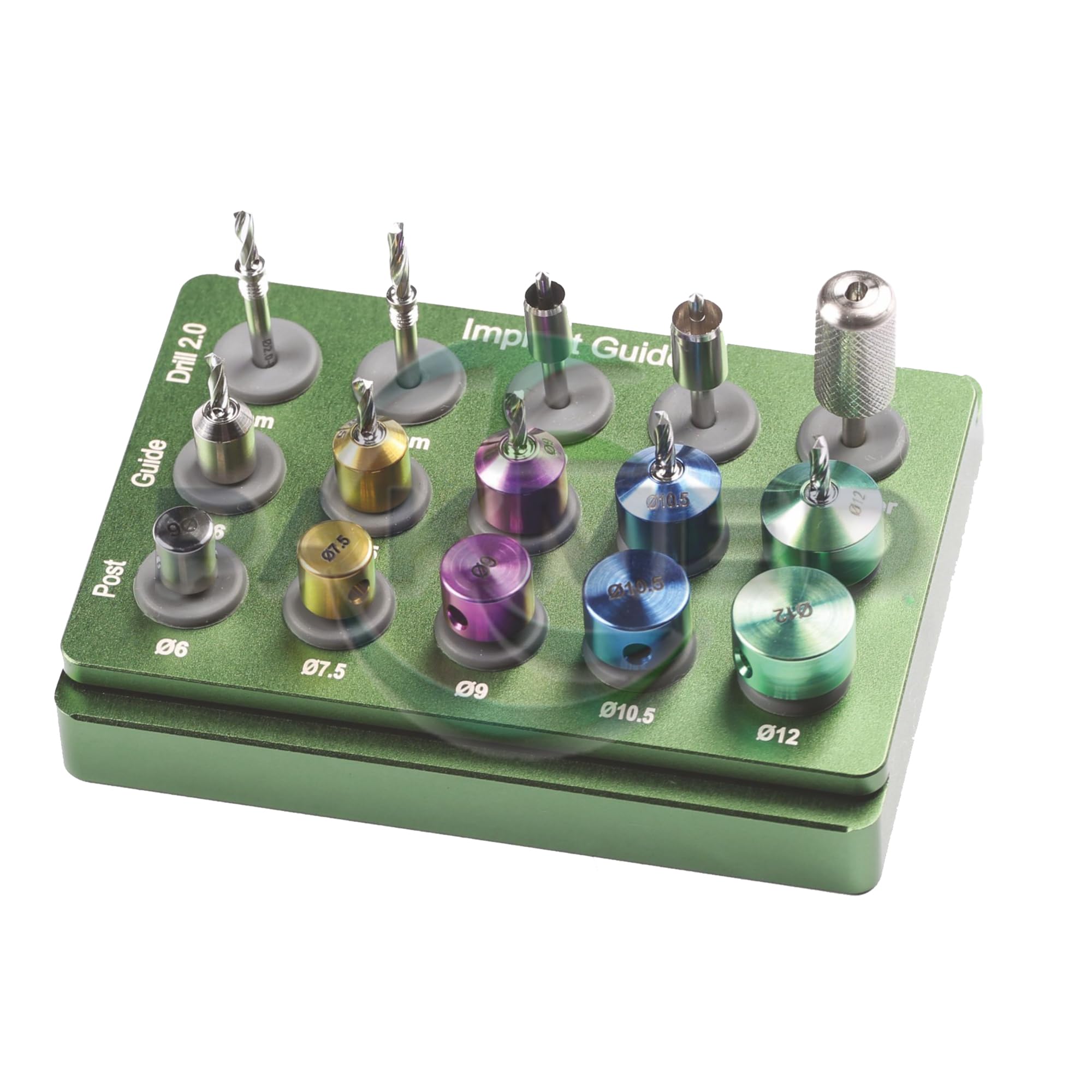 Universal MCT Dental Implant Guide kit Implant Positioning kit with Parallel Pins For Multi-Implant Procedures