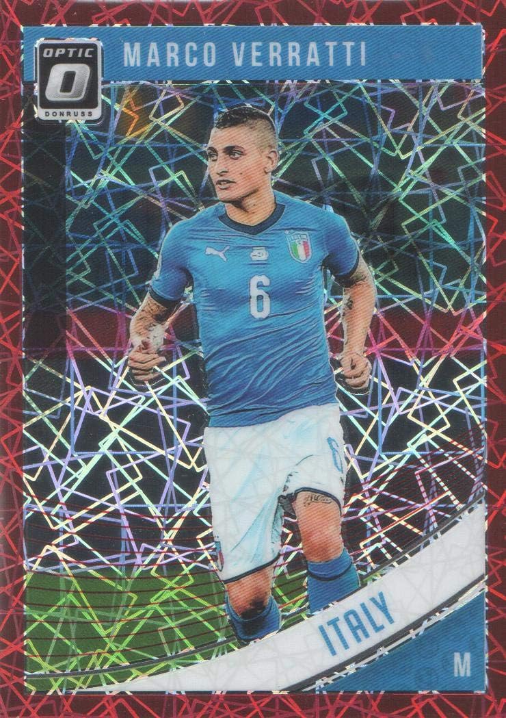 2018-19 Donruss Optic Soccer Red Velocity Parallel #145 Marco Verratti 19/50