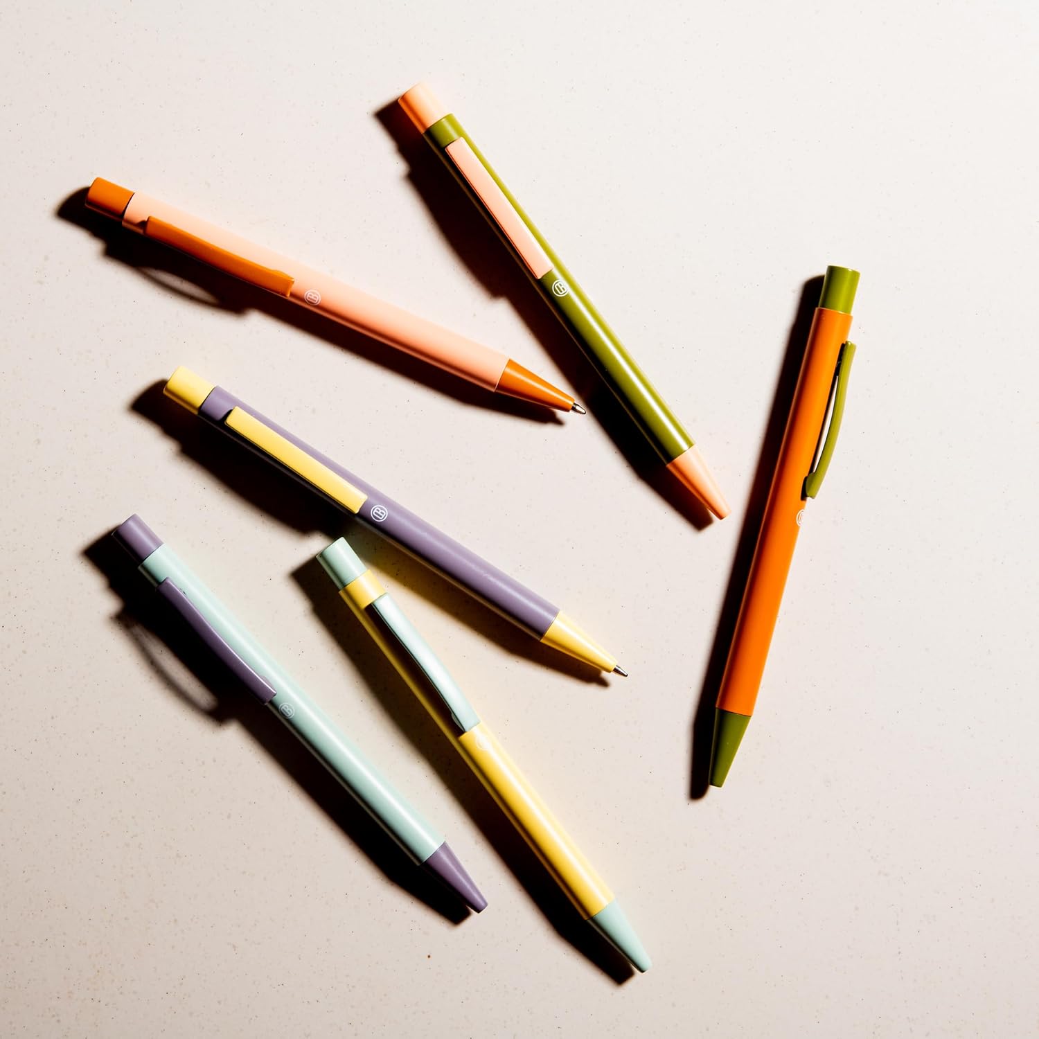 DIVERSEBEE Black Ink Ballpoint Pens, 3 Pack Retractable No Bleed Bible Pens, Cute Aesthetic Pastel Pens for Teachers, Bible Study Journaling Supplies, School Office Gifts Accessories, 1.0mm (Terra) - Image 6