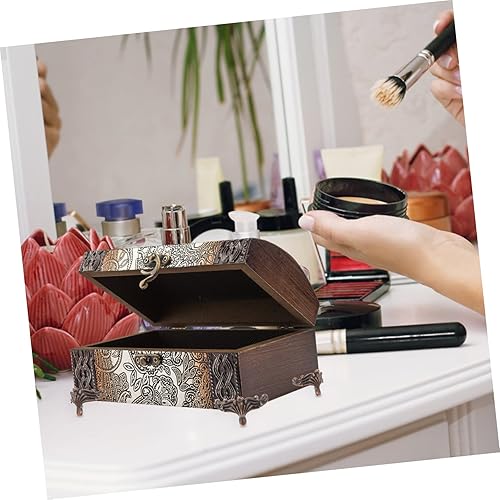 Miniatura 2 de 25 cajas de guardias para decoración de cofre en relieve gabinetes protectores protectores de patas de vino para madera pies de metal antiguo,