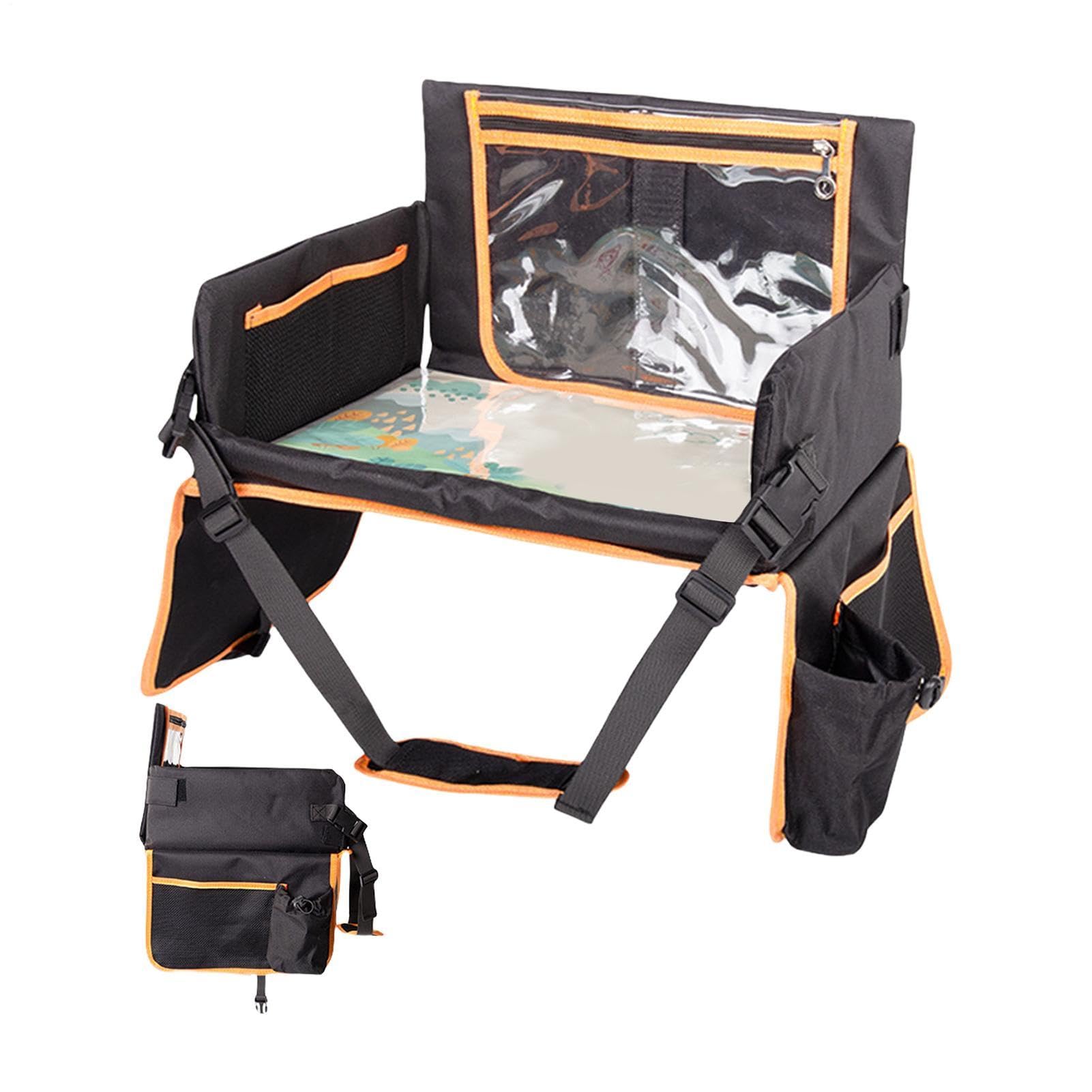 Vassoio Seggiolino Auto Per Bambini Viaggio Tavolino per Seggiolino Auto, | Vassoio Seggiolino Scrivania Laptop Supporto Aereo