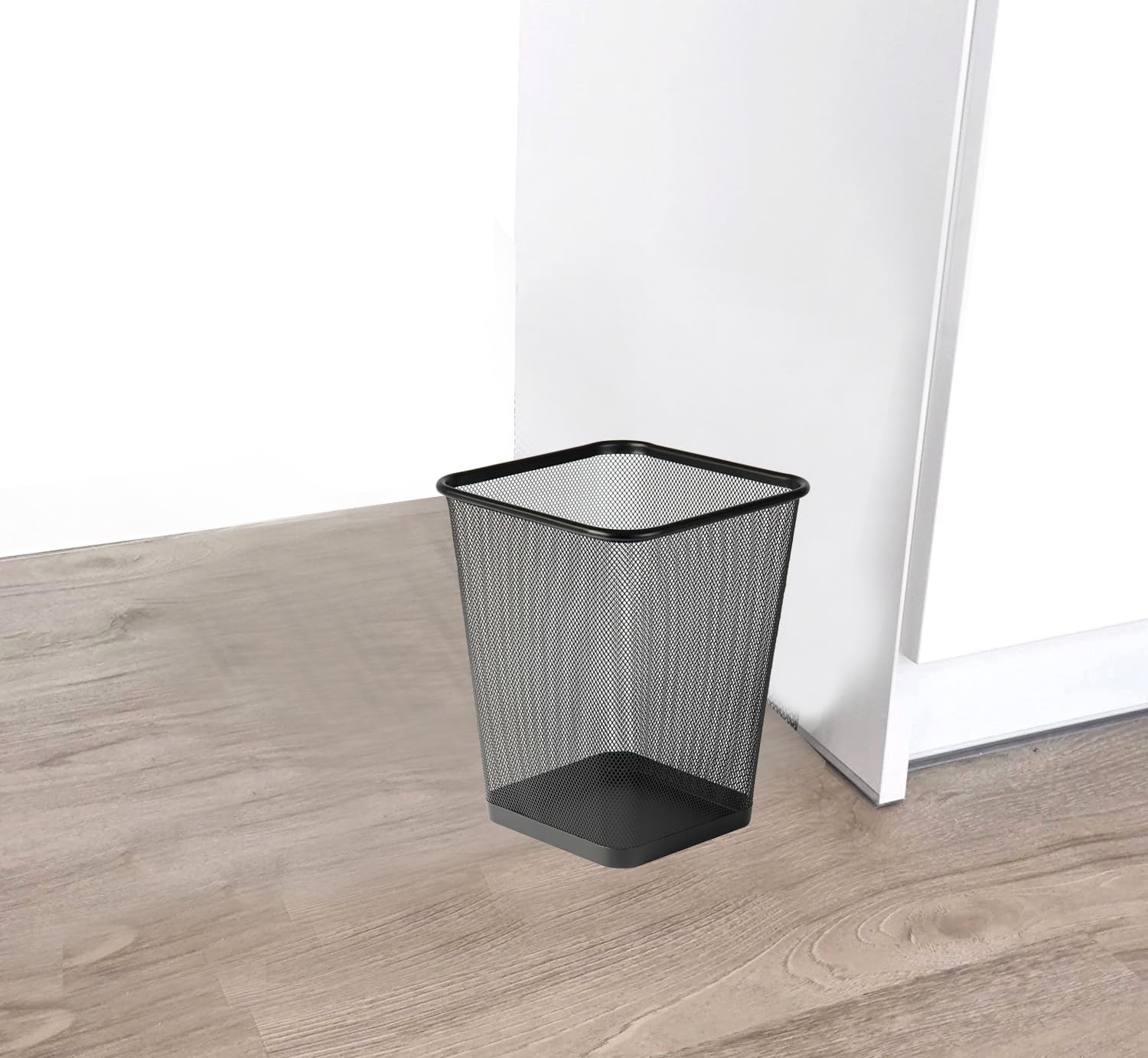 Best House - Cestino quadrato in rete metallica, 9 litri, in filo metallico, leggero e robusto, per cucina, casa, ufficio, soggiorno, camera da letto (confezione da 2)