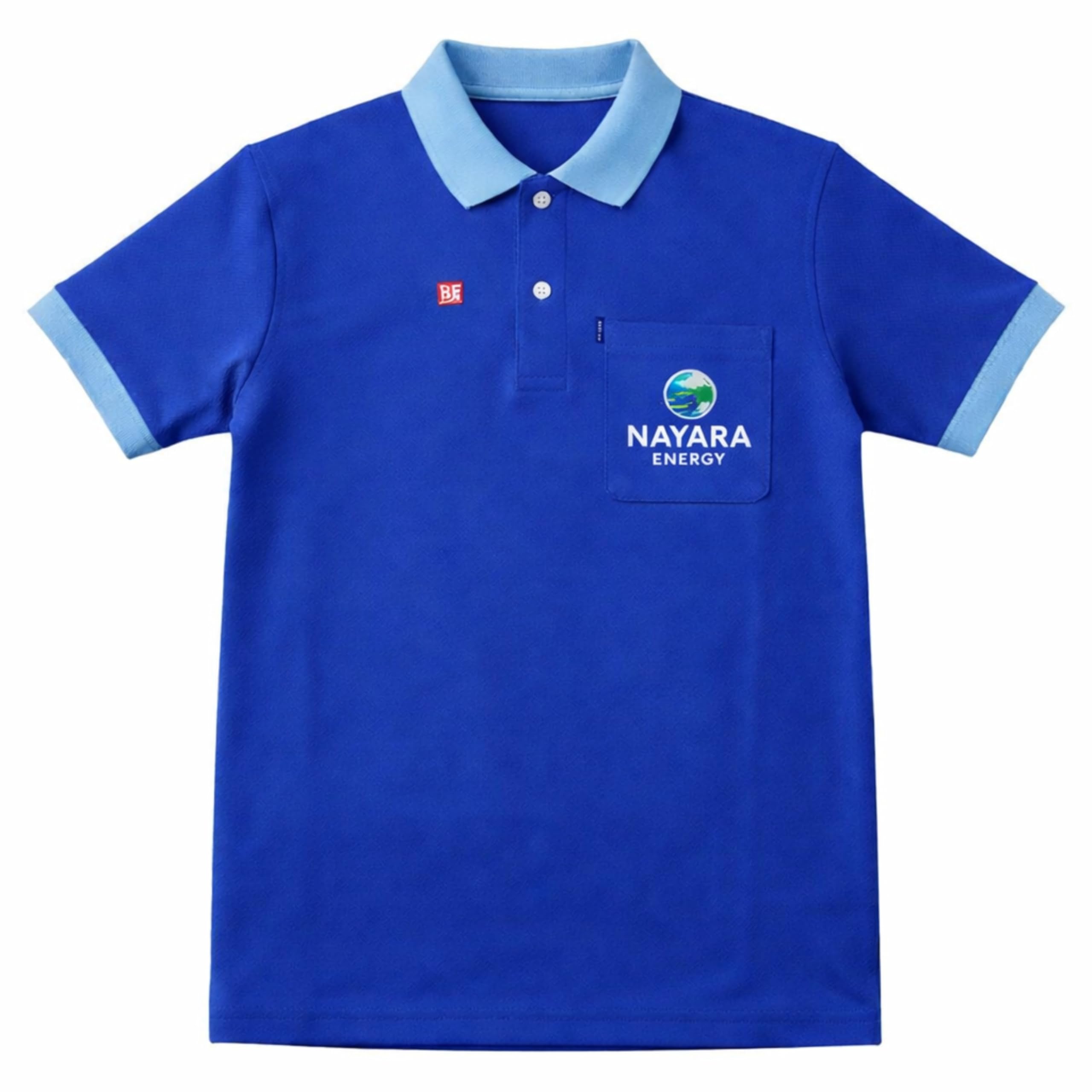 Unique 5 Star Collection Nayara Energy Uniform Regular Fit Half Sleeves T-Shirt (100% Polycotton)-picture-51
