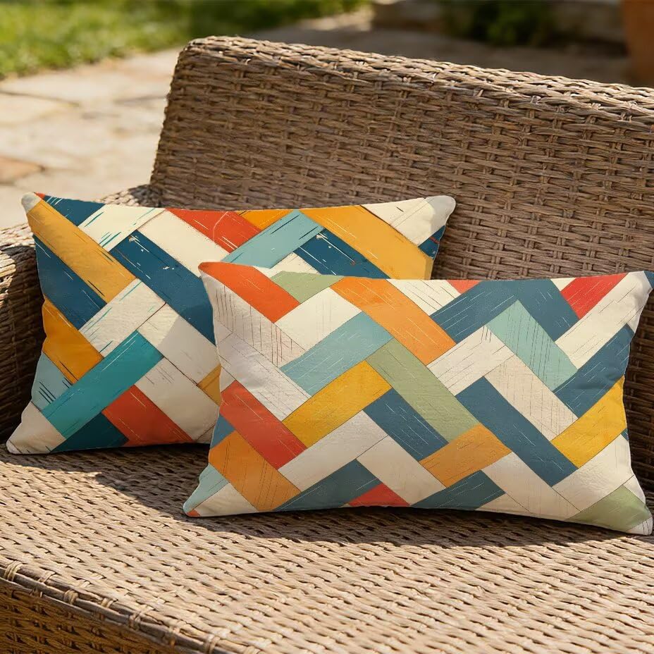 Housses de coussin de jardin 70x90 housse extérieur lin