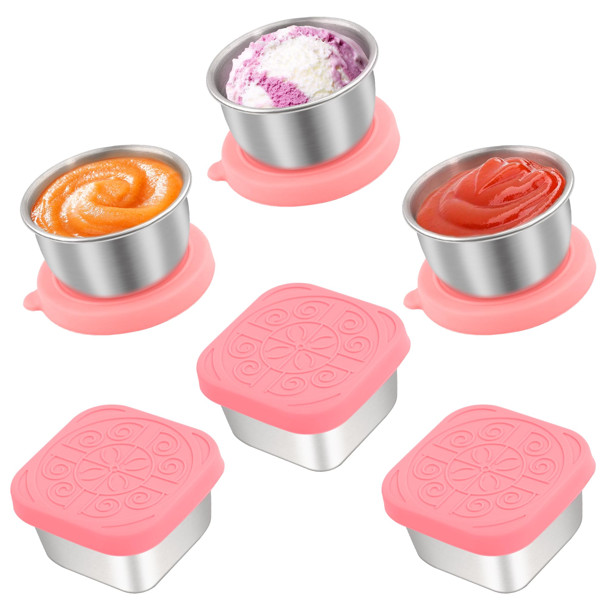 Qukaka Salad Dressing Containers - 6 Pack -22 Qukaka Salad Dressing Containers - 6 Pack -22