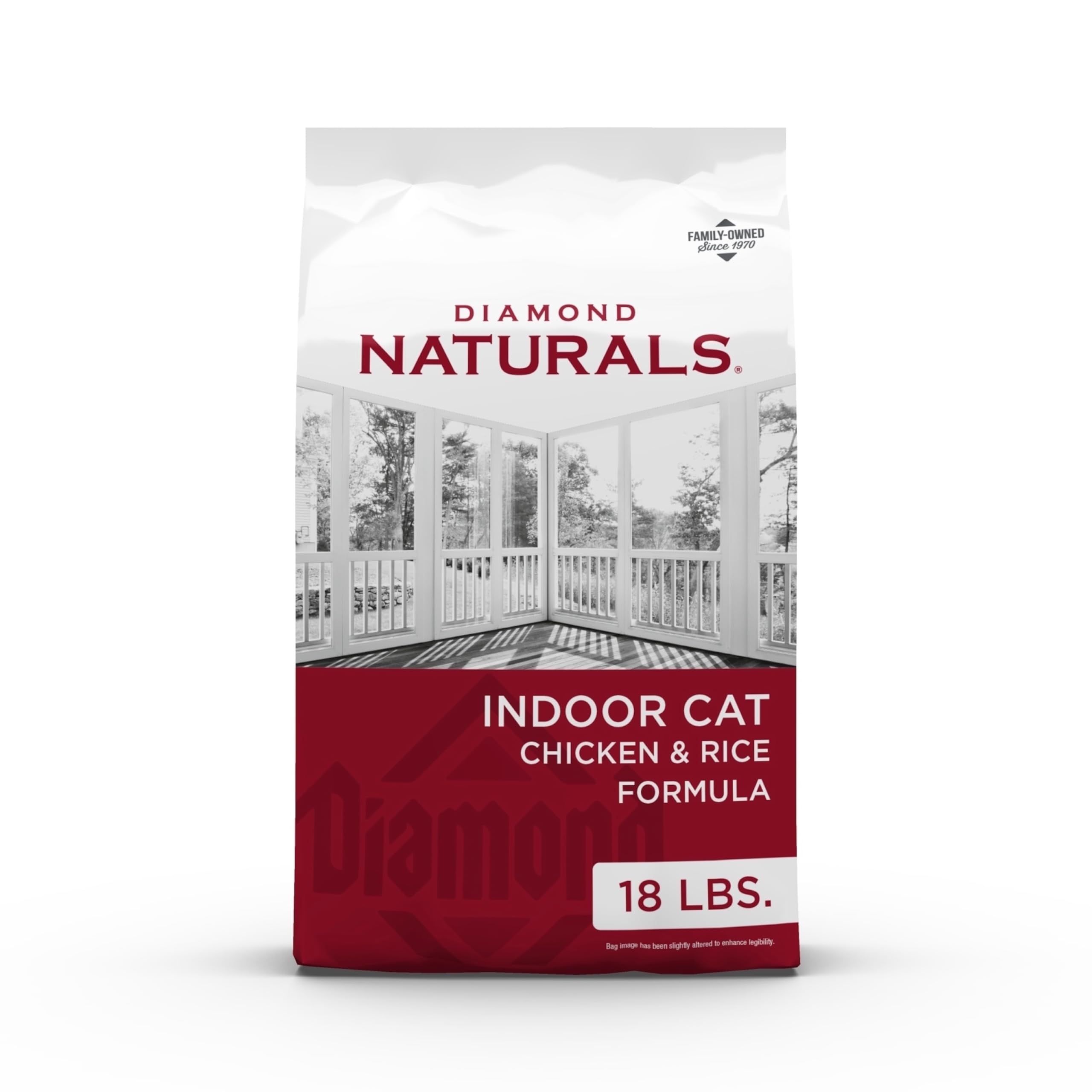 Premium Real Meat Recipe Dry Indoor Cat Food with Protein from Cage-Free Chicken, Antioxidants, Probiotics to Support Healthy Immune and Digestive Systems 18lb