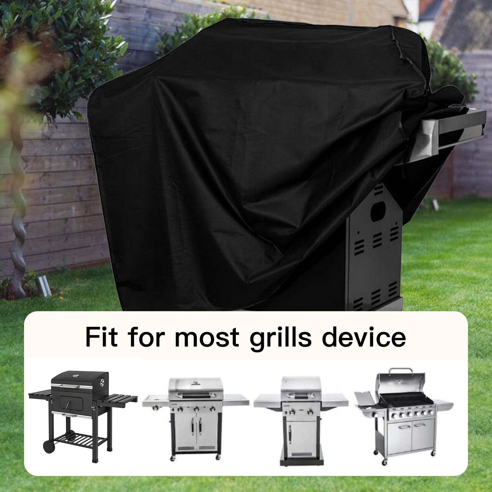 Copertura Barbecue Impermeabile UIOK - Telo Oxford 420D Per Grill Fino A 147x122cm - Foto 5