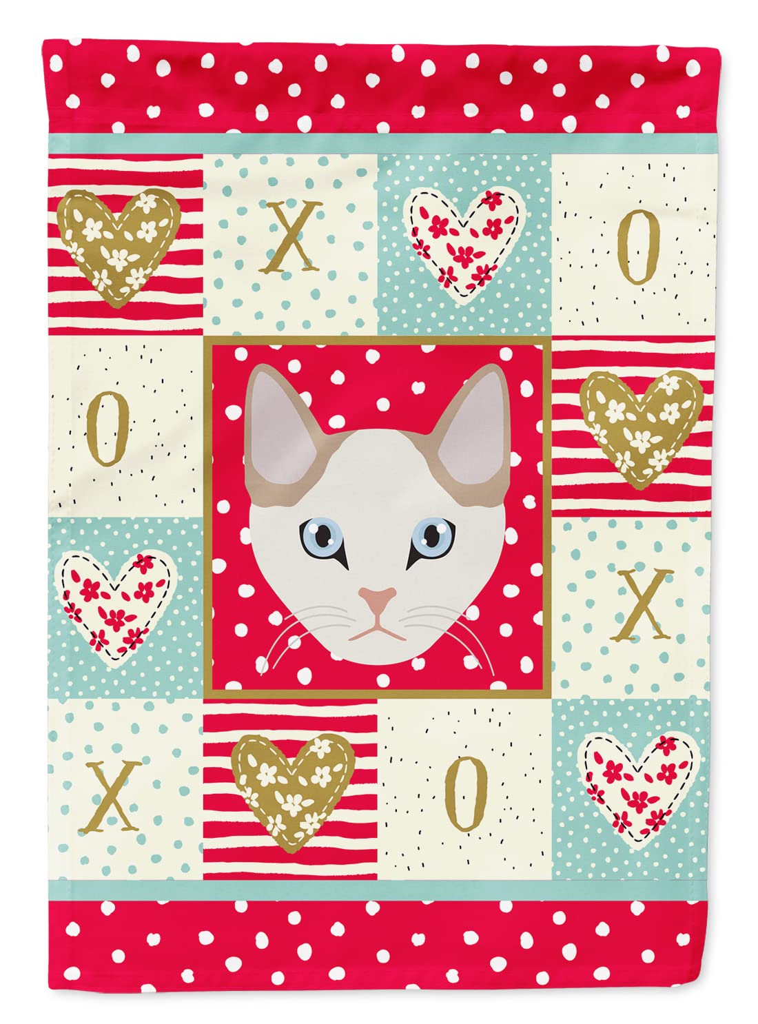 Toile Bobtail Cat avec drapeau coréen Caroline's Treasures CK5125CHF pour décorer votre salon