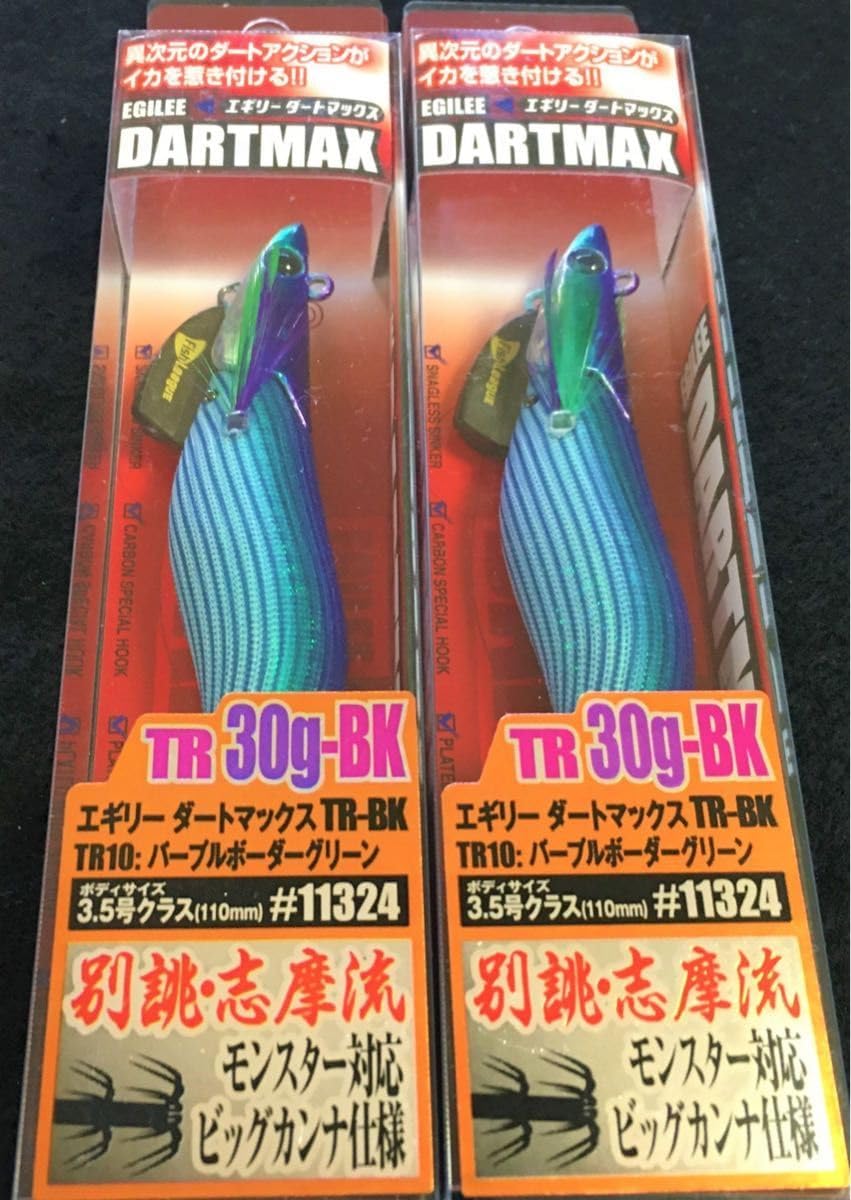 TR10】ダートマックス TR30g-BK パープルボーダーグリーン 2本 【公式