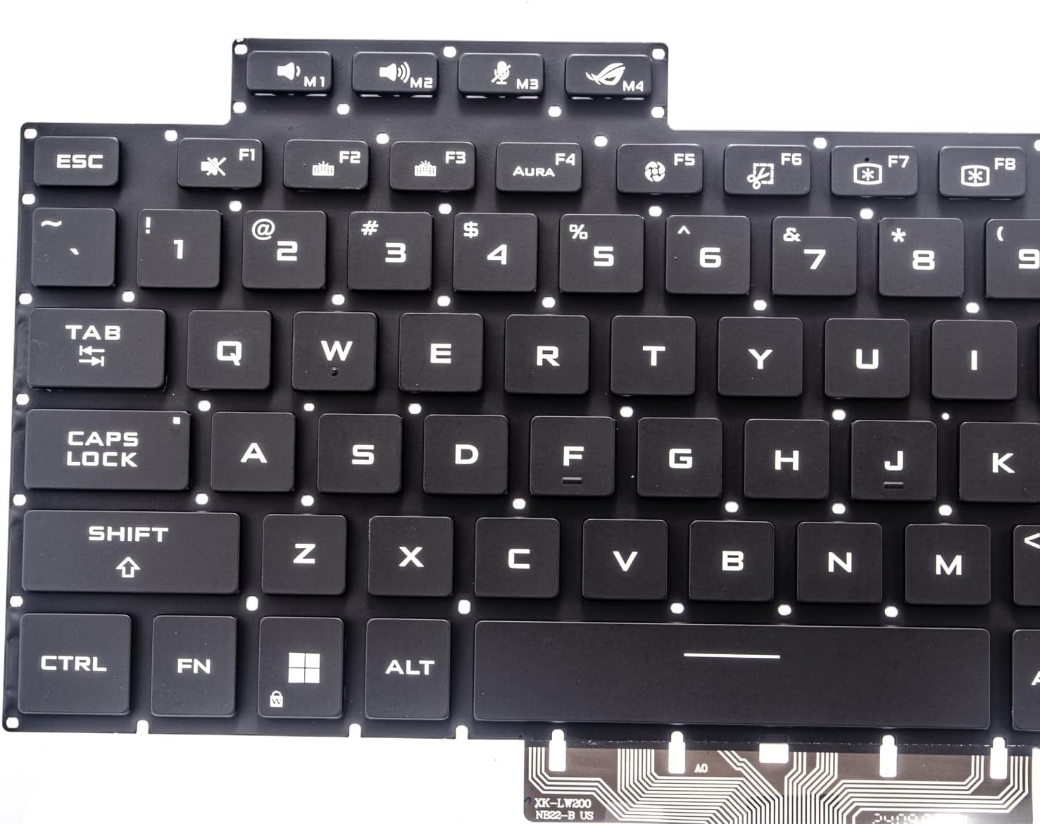 Replacement Backlit Keyboard for ASUS ROG Zephyrus G15 GA503 GA503Q GA503QS ‎GA503QR GA503QM & ROG Zephyrus M16 GU603 GU603H Series Laptop, ROG Zephyrus G15 GA503 RGB Backlit Keyboad US Layou