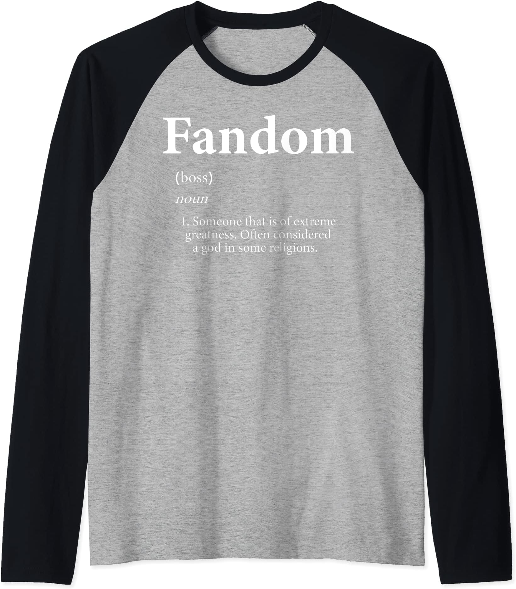 Top Gifts For FandomFandom Definition Funny Personalized Gamer Geek Nerds Fandom Raglan Baseball Tee