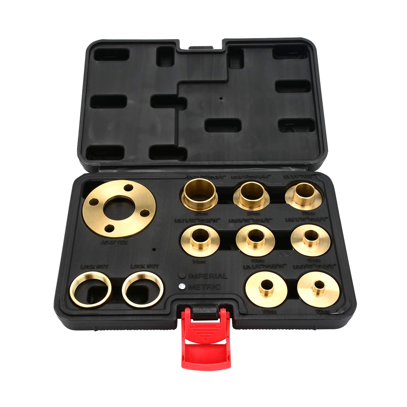 Buy Shoze 10PCS Brass Template Guide Kit Brass Router Boot Kits Solid
