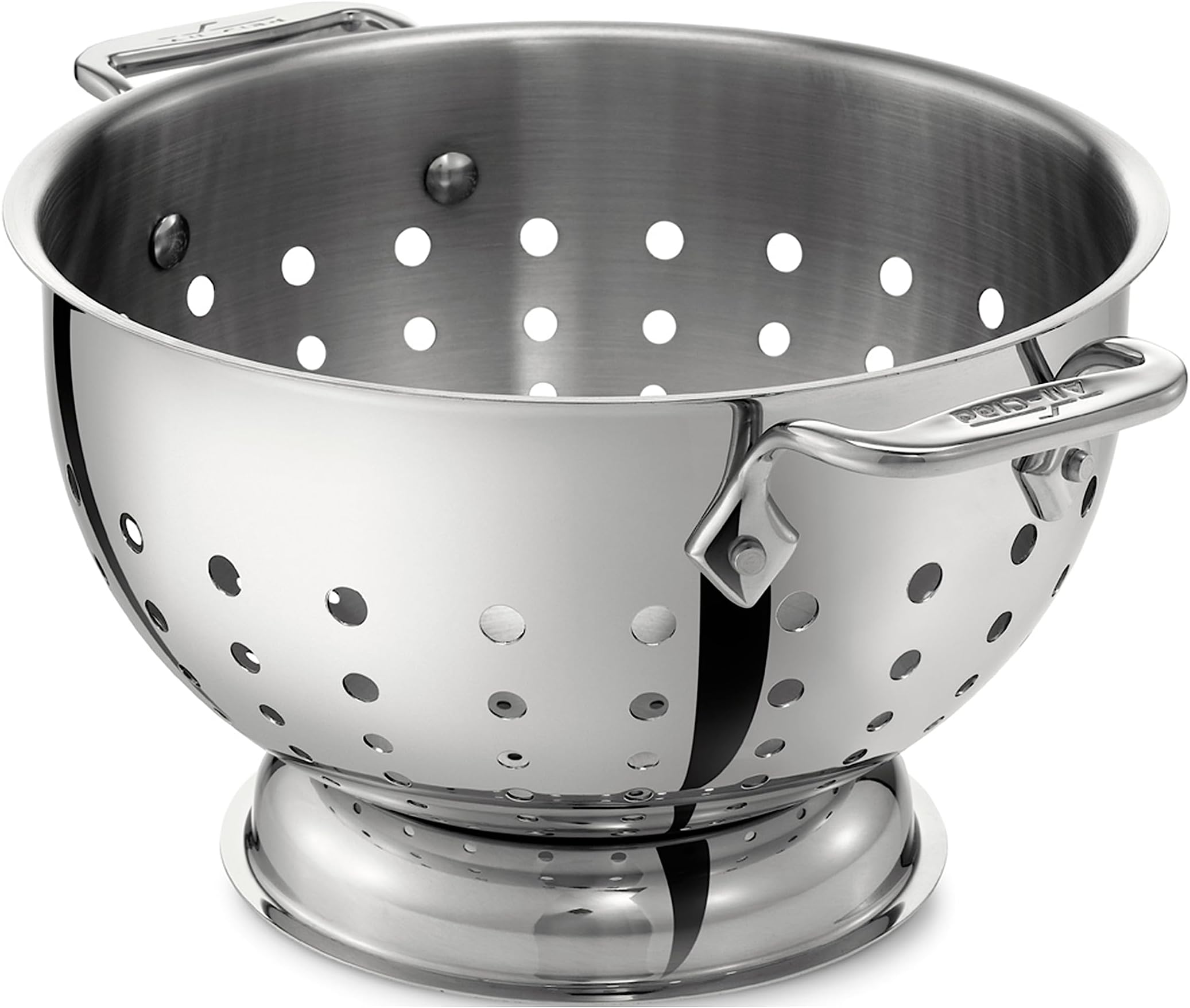 5605C Stainless Steel Dishwasher Safe Colander Kitchen Accessory, 5-Quart, Silver