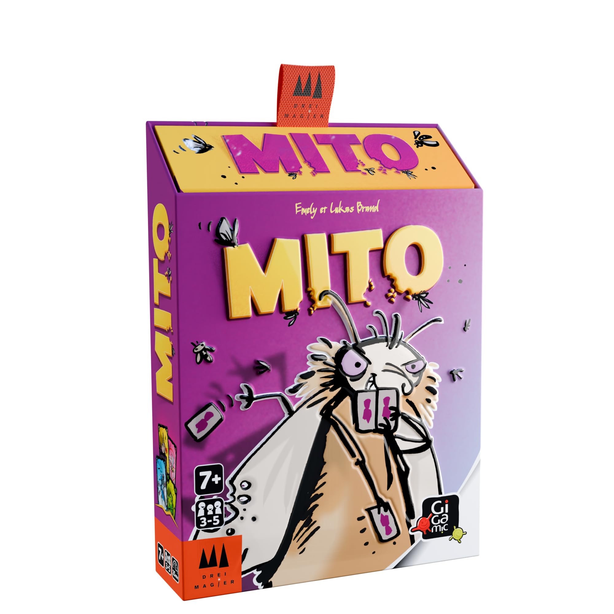 GIGAMIC Gioco Di Carte Per Bambini 'Ami?' - Gioco Di Reattività E Colori, Sviluppa Velocità E Coordinazione, Adatto A Tutta La Famiglia, Età 3+