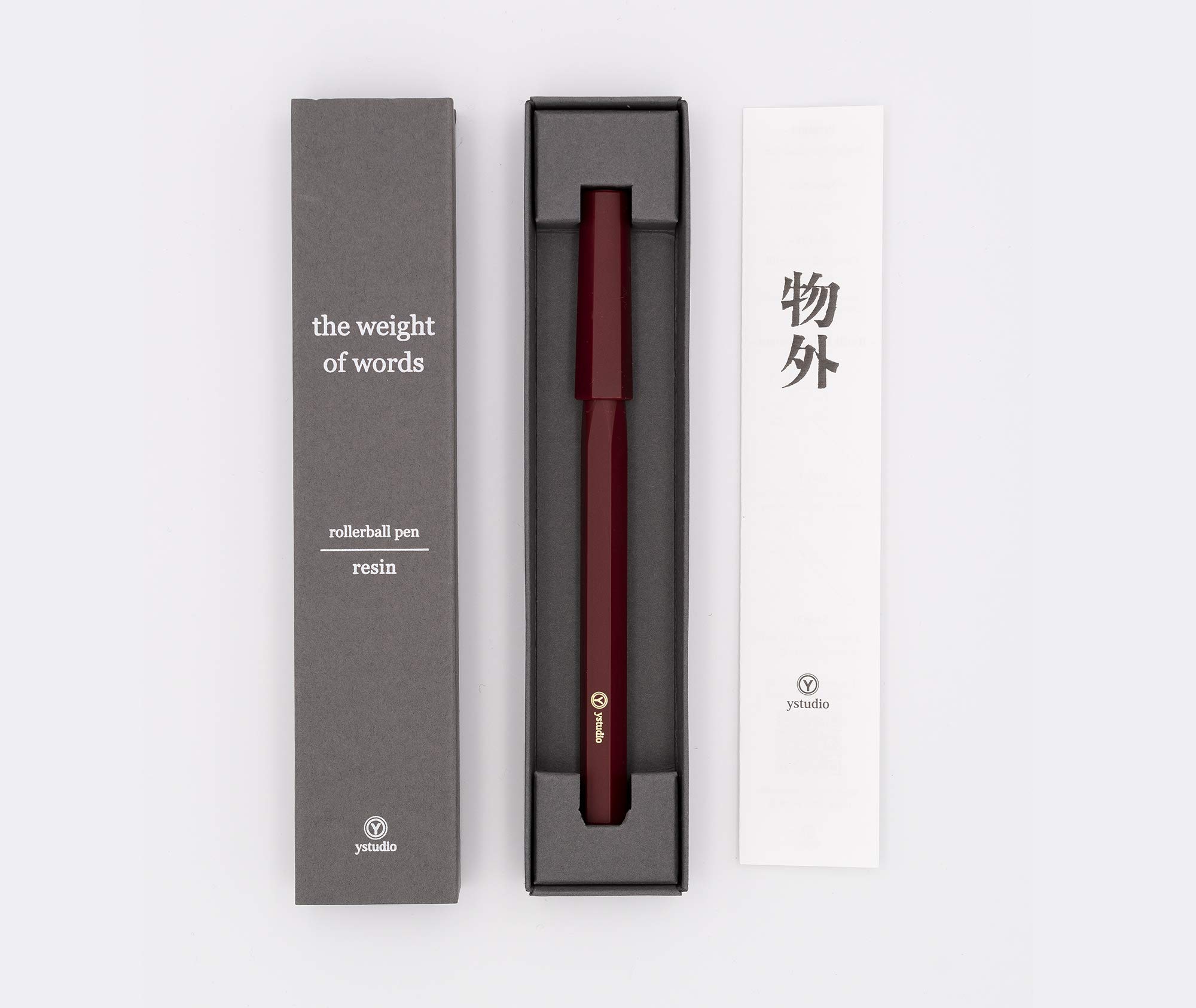Amazon | YStudio 真鍮&樹脂ローラーボールペン ローラーボール