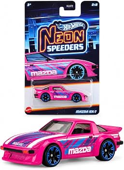 Hot Wheels Neon Yarışçılar - MAZDA RX-7 JCB01 : Amazon.com.tr: Oyuncak