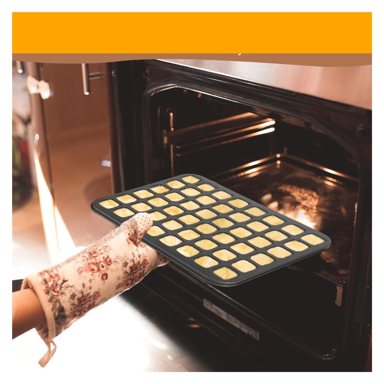 Stampo mini acciaio carbonio antiaderente 48 cavità