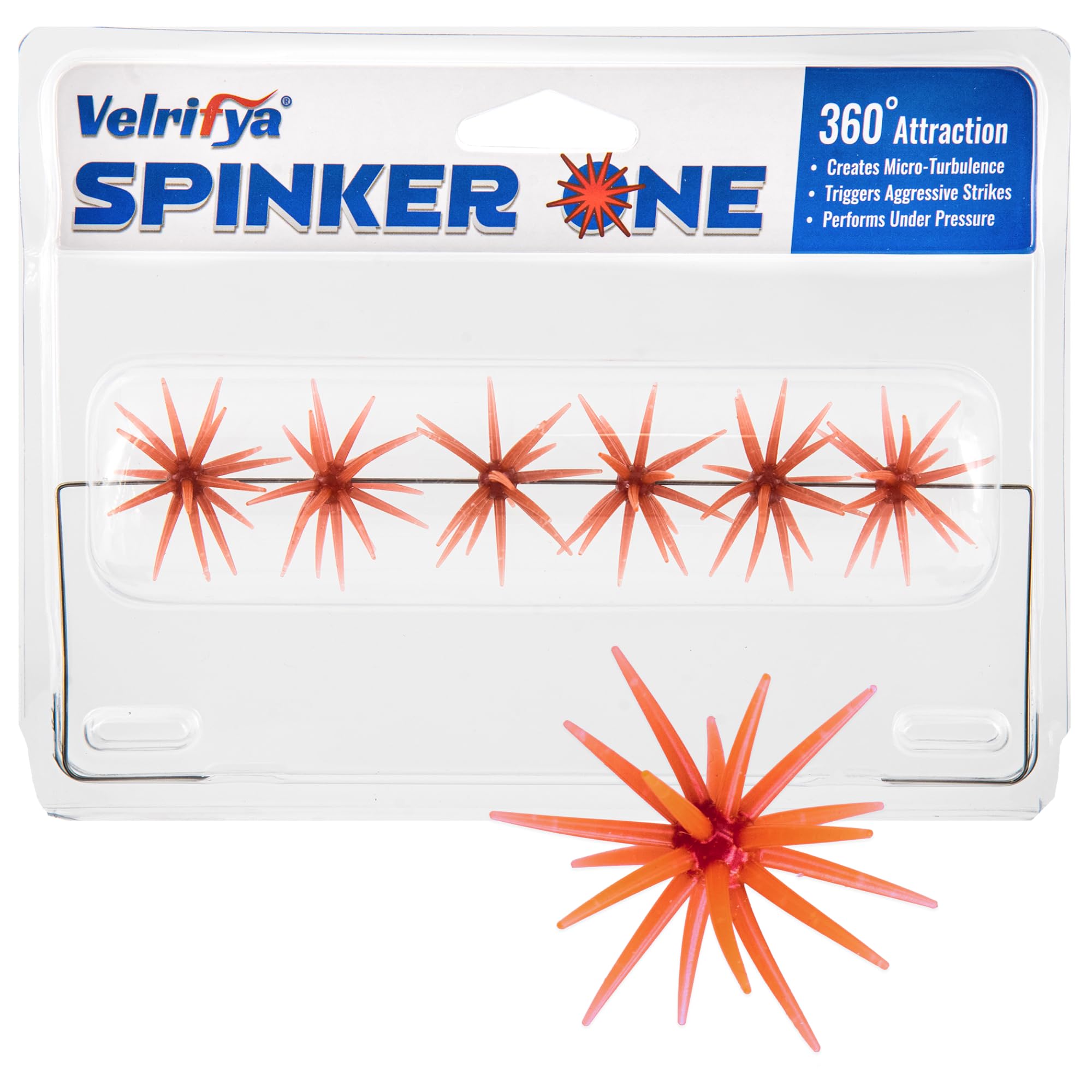 Velrifya Urchin Baits for Bass Fishing, 1.4in Soft Plastic Baits,6 PCS