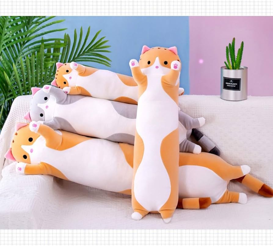 Amazon｜抱きまくら ねこ縫い包み 可愛い もこもこ 添い寝 抱き枕 猫