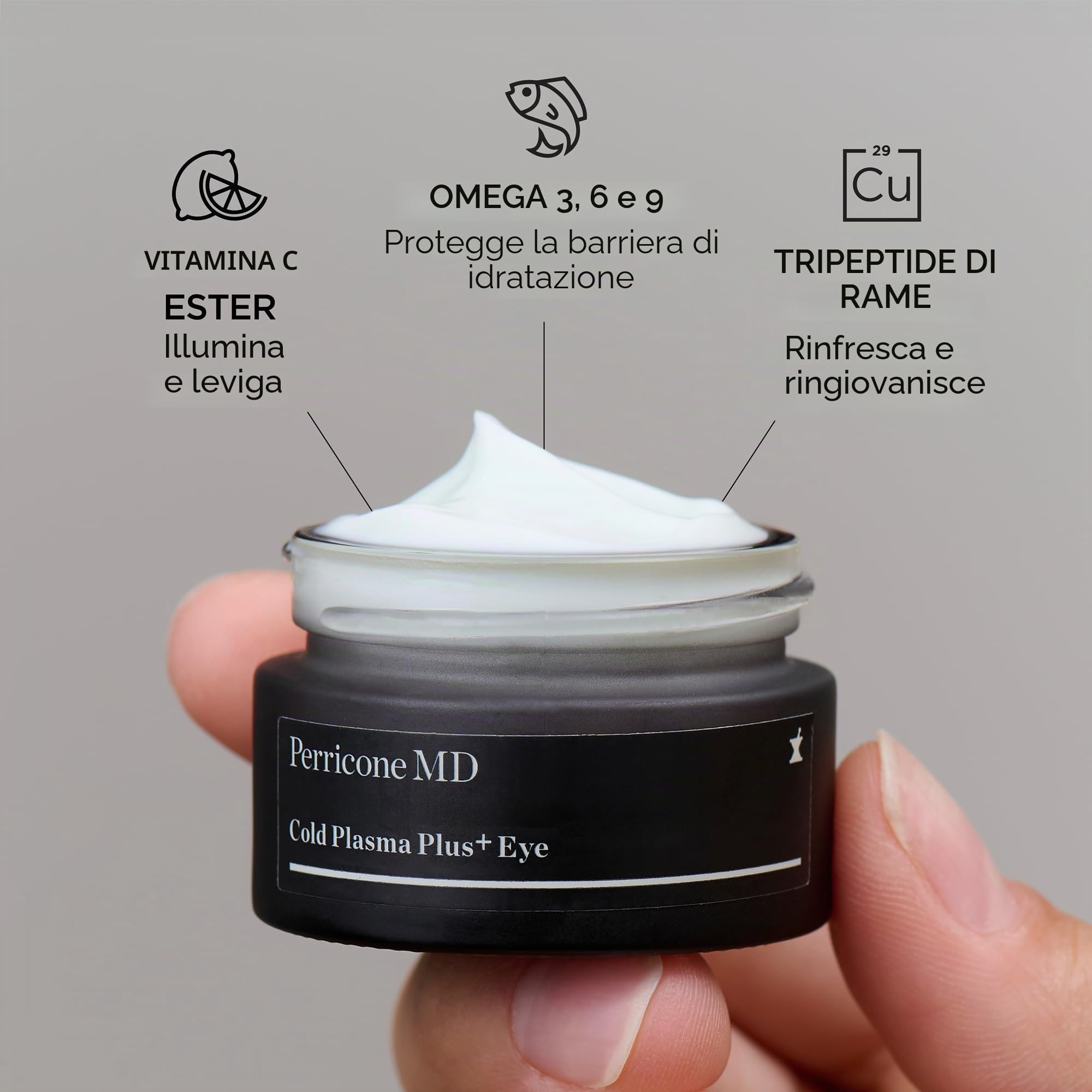 Perricone MD Advanced Cold Plasma Plus+ Eye Cream 15ml | Advanced skincare targeting visible signs of ageing, including texture, tone and firmness.