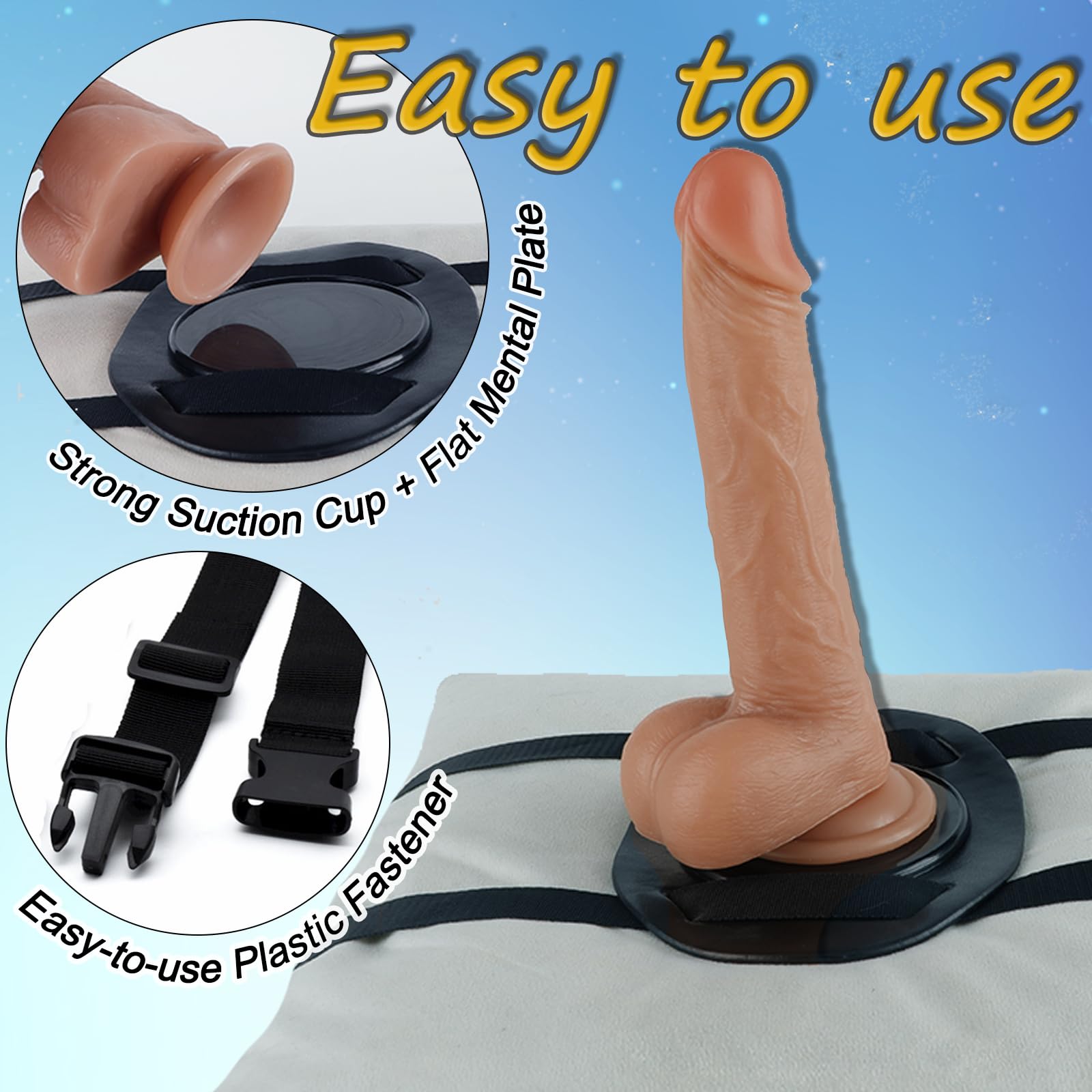 Suction Cup Dildo Mount-47.3in Adjustable Straps Sex Saddle for Hands-Free Play on Pillow, Dildos Holder Female Sex Toys for Women Adult Toys & Games Sexy Furniture Riding Dildo Machine Platform Base : Suction Cup Dildo Mount-47.3in Adjustable Straps Sex Saddle for Hands-Free Play on Pillow, Dildos Holder Female Sex Toys for Women Adult Toys & Games Sexy Furniture Riding Dildo Machine Platform Base :