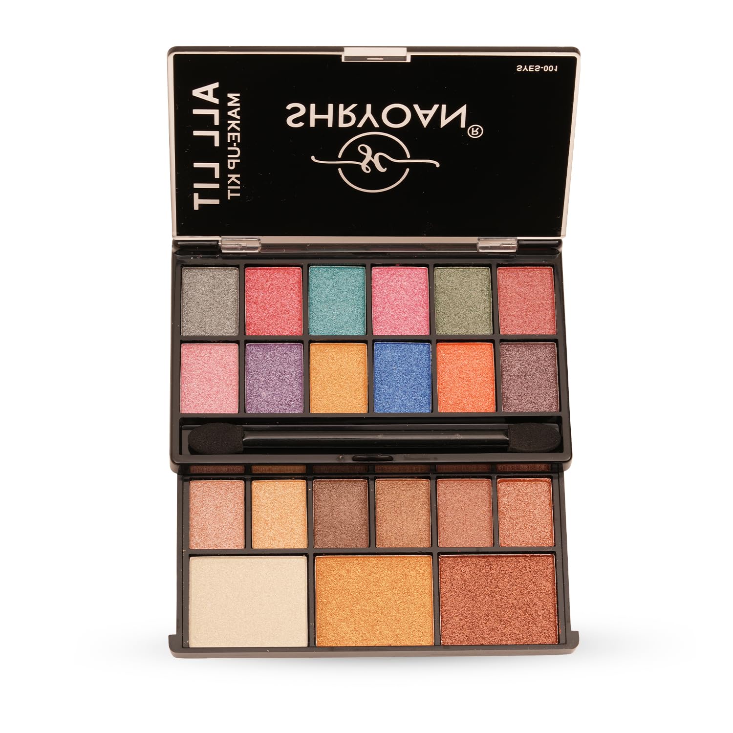 Shryoan All Lit Make-up Kit With 18 Eyeshadow & 3 Highlighter Powder Make-up Palette | Highly Pigmented Pocket Friendly Ma...