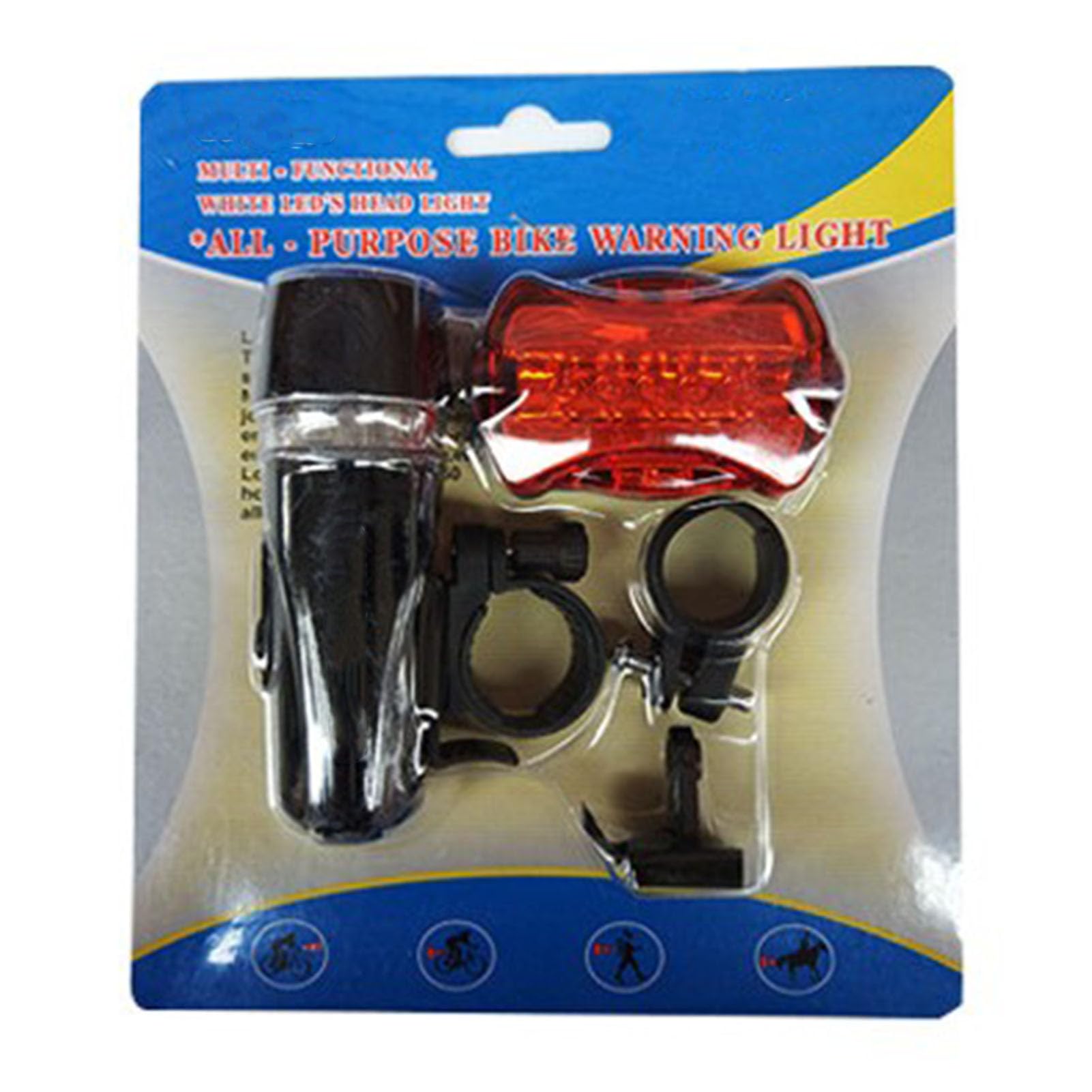 Bike Lights for Night Riding, Bicycle Lights Front and Rear Bright Bicycle Lights for Night Riding Bike Headlight and Tail Light Set for Road, Mountain, Night Riding
