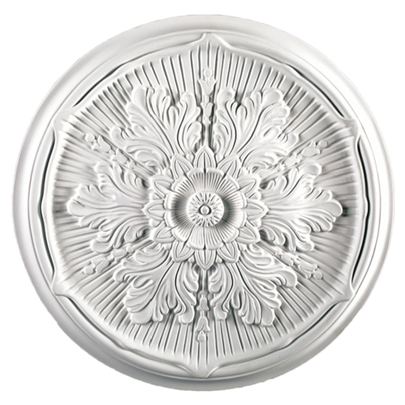 Foelanne White G Pu Ceiling Light Medallion White Multiple Sizes(,54Cm)