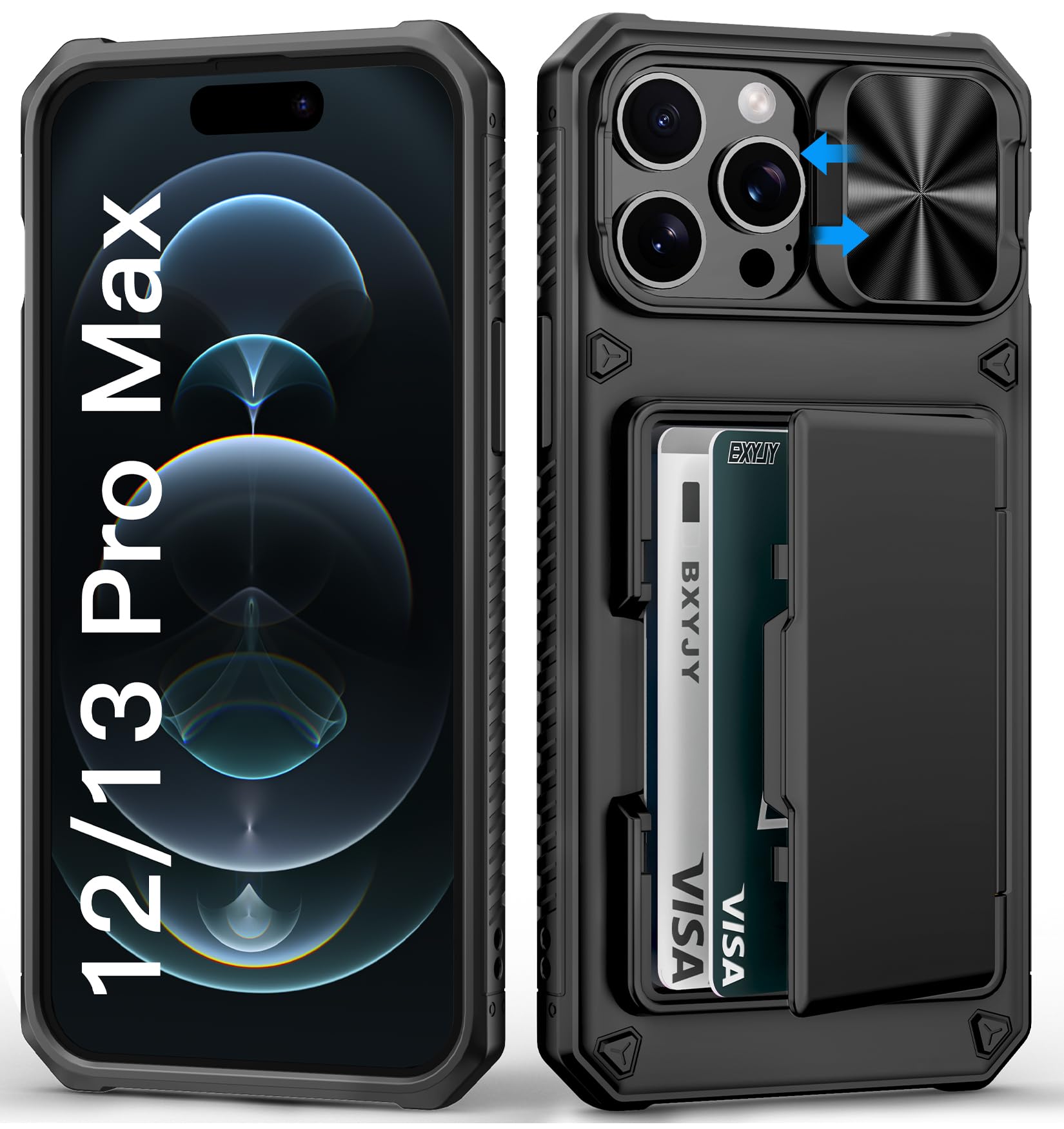 Amazon.com: BXYJY for iPhone 12 Pro Max/13 Pro Max Case Wallet