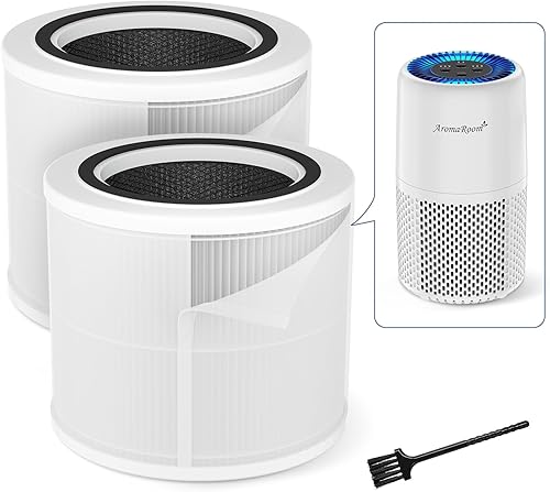 AromaRoom - Filtro purificador de aire para purificador de aire AP103, filtro de carbón activado de alta eficiencia H13 True HEPA 3 en 1, 2 paquetes