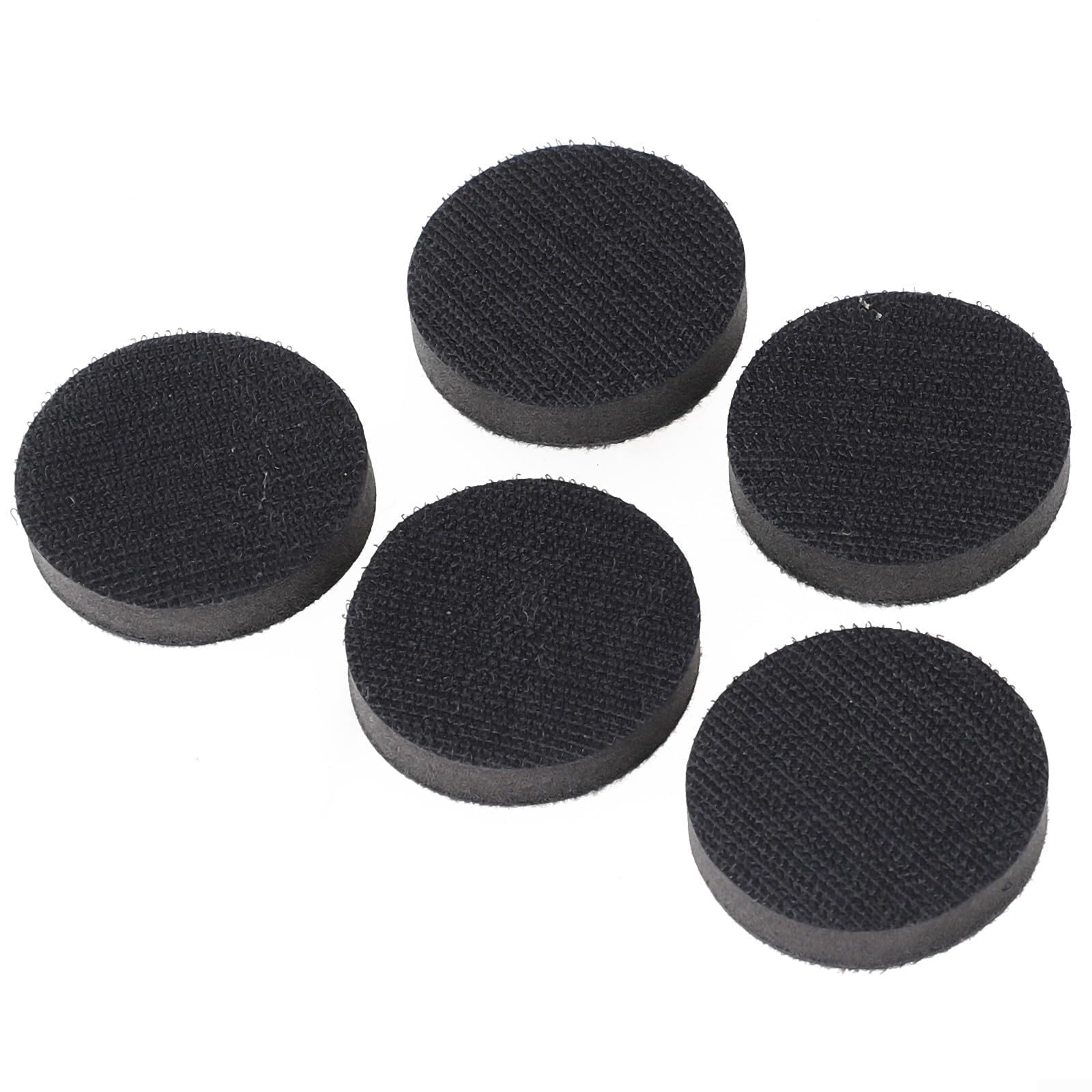 5 cuscinetti in schiuma morbida per tamponare l'interfaccia, 5 cm, 7,6 cm, 12 mm, in schiuma morbida a densità morbida, per levigatura, lucidatura dischi (50 mm)