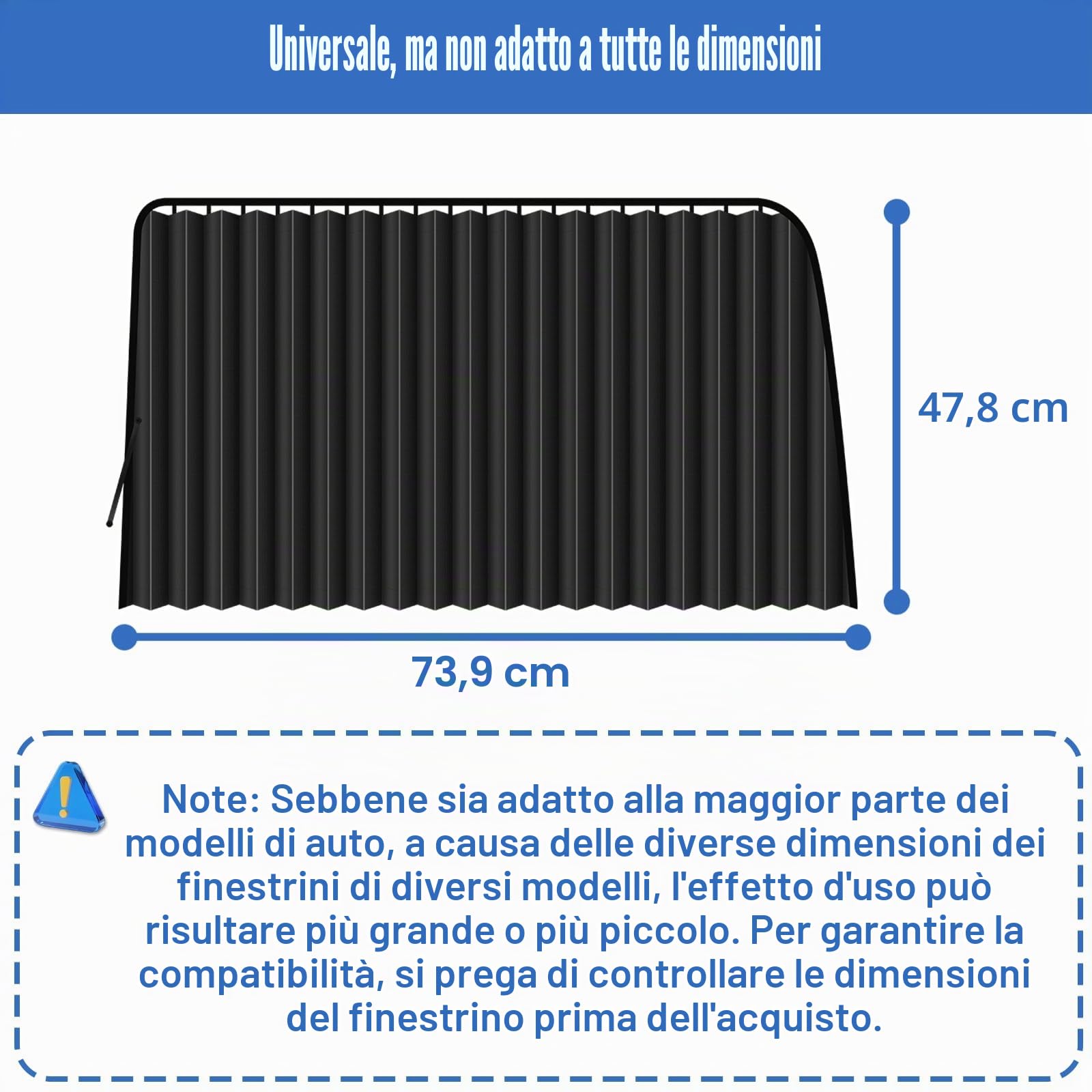 XCBYT Parasole Auto 4 Pezzi, Tendine Parasole Auto Magnetiche, Parasole Auto Interno, Parasole Lunotto Posteriore Auto, Protezione UV Protezione Privacy