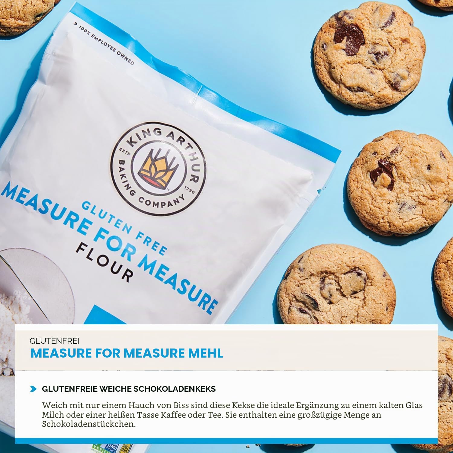 King Arthur Flour Gluten-Free for Measure Flour, 3 Pound