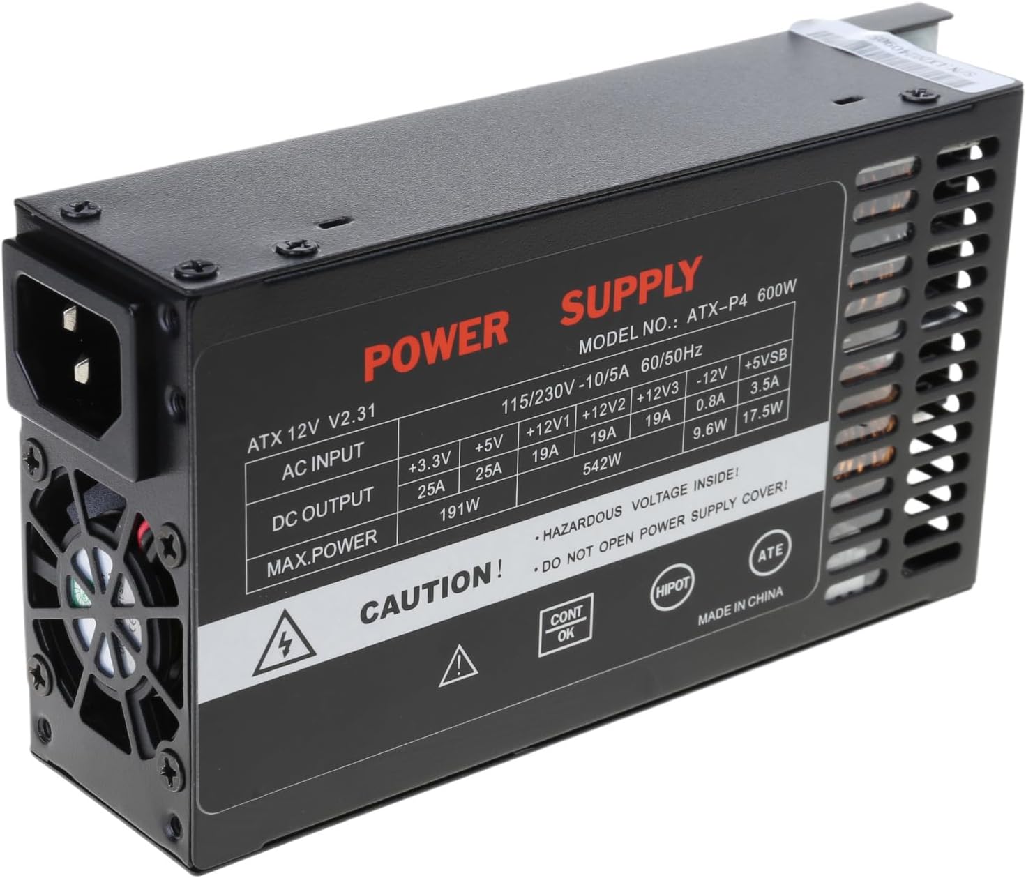 ENP-7660B High Performances 600W Full Modulars Power Supply 1U Flexs ATXs PSUs for Desktop Computers 110 264V Metal Build