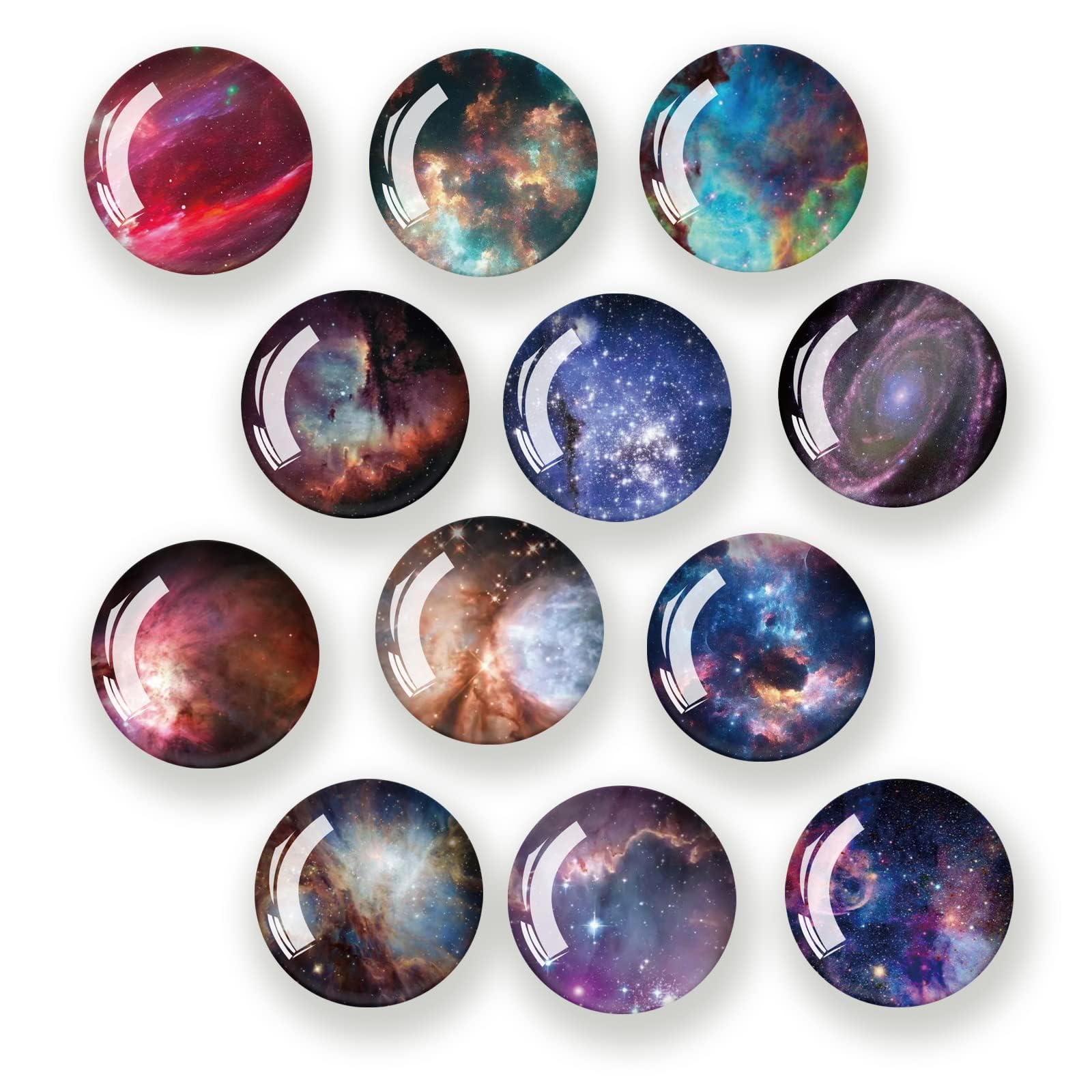 GEFIRE Koelkastmagneten, voor kinderen, koelkastmagneten, koelkastmagneten, koelkast, magneten, kinderen, geschikt voor whiteboards, koelkasten, foto's enz rond/30 mm