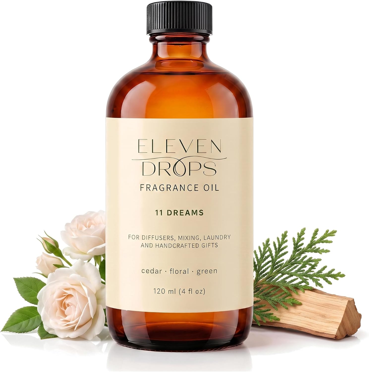 11 Dreams Fragrance Oil - Hotel-Inspired Diffuser Scent, Pet-Friendly, 4oz