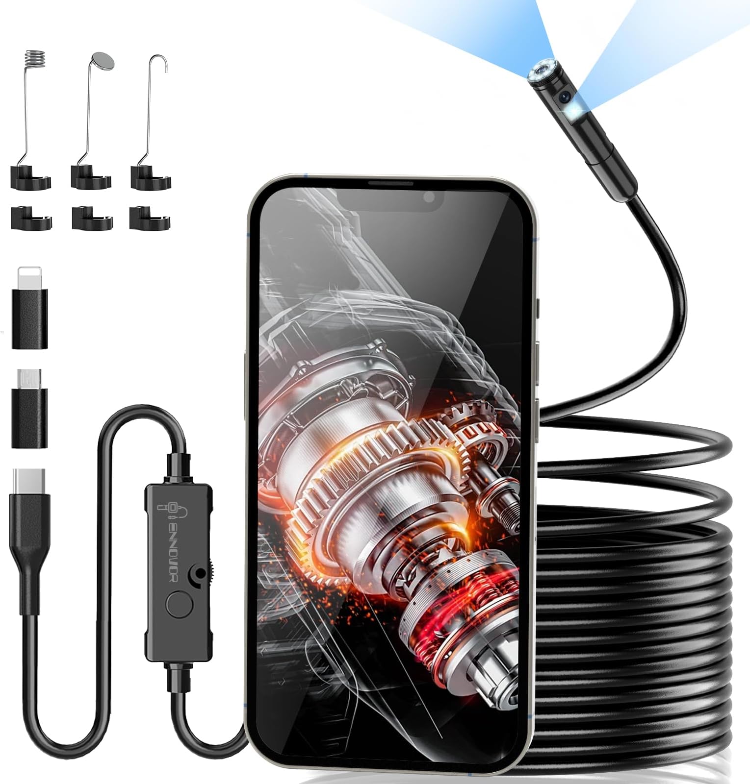 Endoscopic Inspection Camera 1920 HD 5M Dual lenses