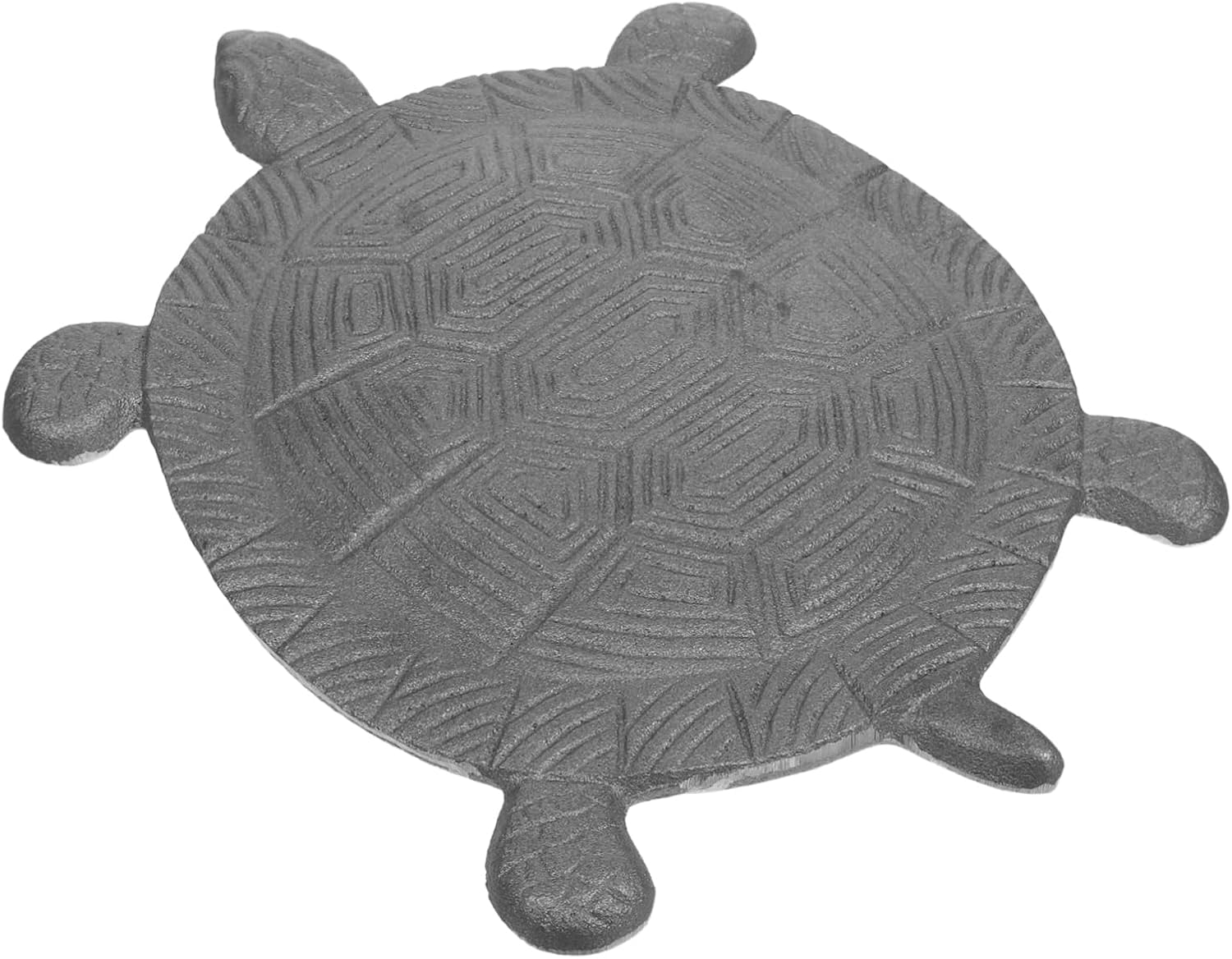 BESPORTBLE Cast Iron Turtle Decorative Stepping Stone for Garden Pathway Durable Outdoor Paver Mat with Unique Design for Patio Decoration