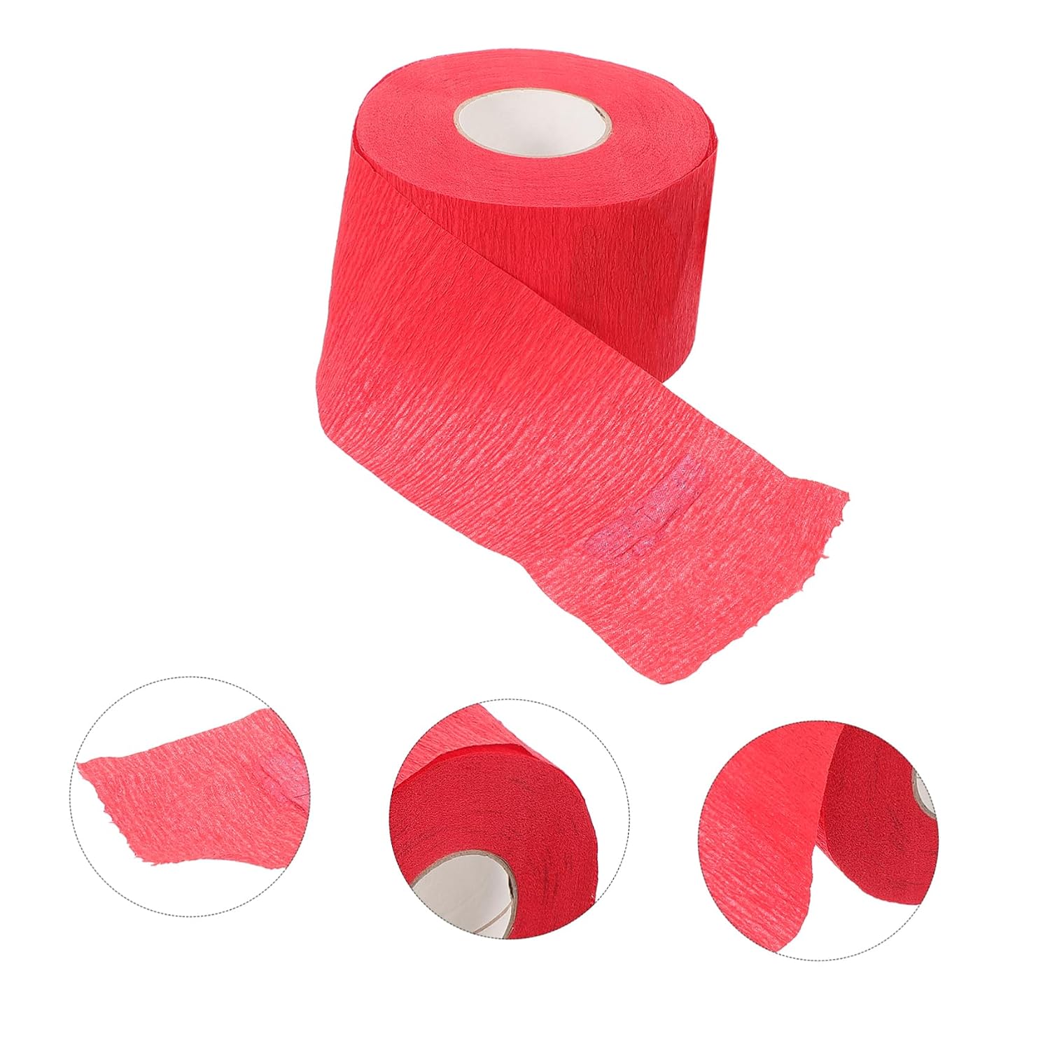 5rolls Neck Strips Barber of Disposable Paper Neck Strips for Hairdressers Salon Hair Cutting Barber Needs