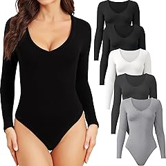 5 Pack Black, Black, White, Dark Grey, Light Grey