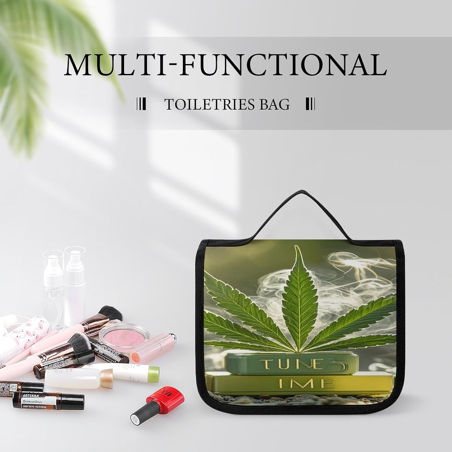 Weed Marijuana Wash Bag Portable Makeup Pouch image 5