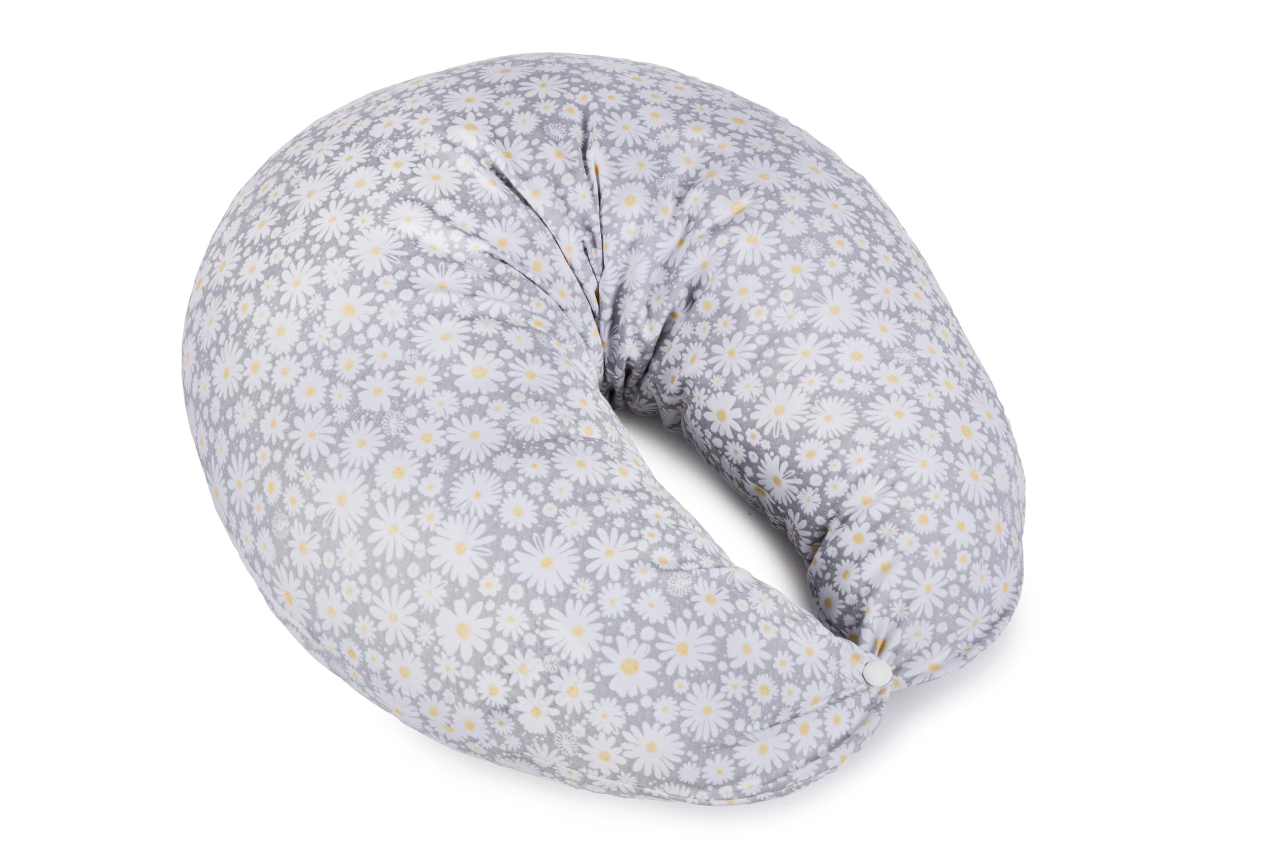 Ceba Baby® Cojín de lactancia – Cojín de maternidad – 100% algodón – Cojín de apoyo para bebés – nido de bebé – Ardilla ergonómica de lactancia – Cojín cervical – 150 cm – Öko-Tex Standard 100 –