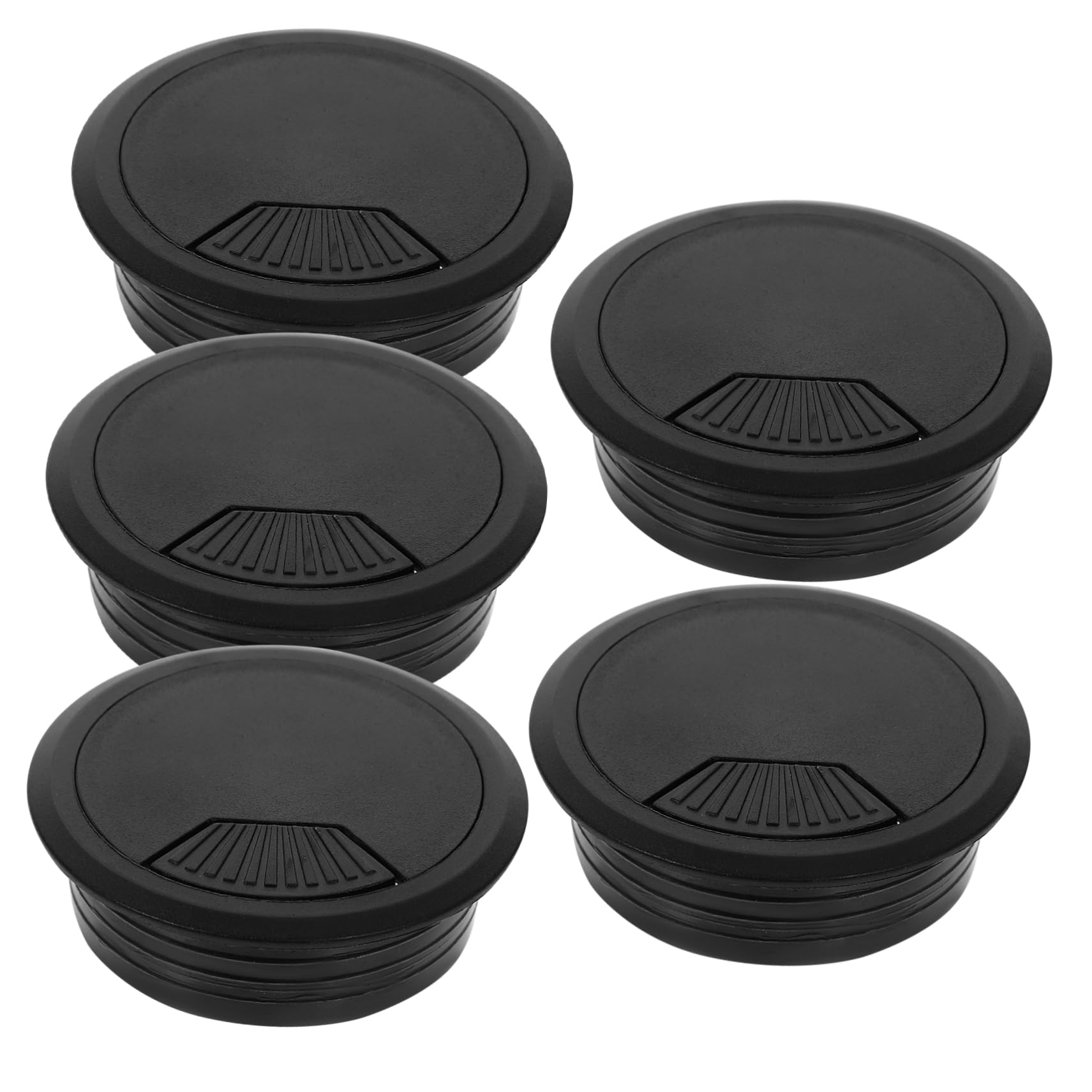 5stücke Kabeldurchführung Für Schreibtisch Kabel Organizer Abs Material Kabeldurchführungsabdeckung Für Büro Wanddurchführungen Für Kabel Türdurchführungsabdeckung Draht