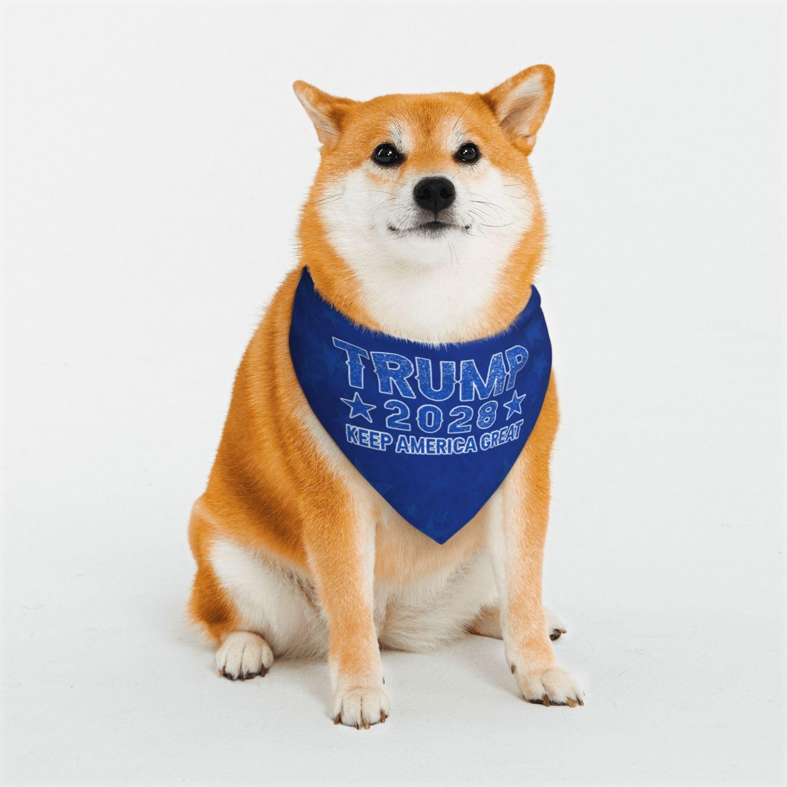 Tru-m-p 2028 Dog Bandana Pet Triangle Scarf Bibs Washable Puppy Kerchief Adjustable Grooming Supplies for Small Medium Large