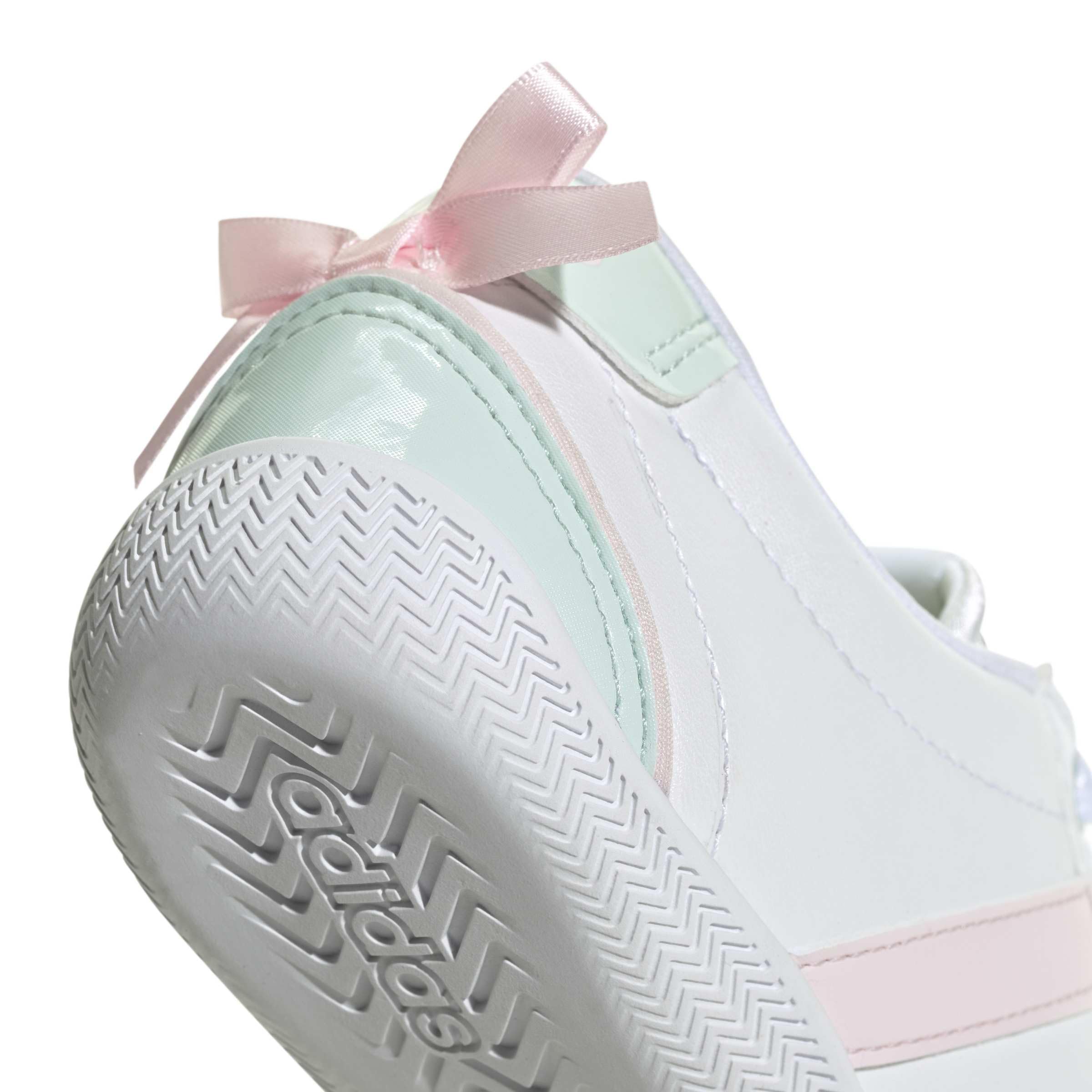 adidas Unisex - Bambini e Ragazzi Grand Court Lo Girls Junior Shoes, Ftwr White/Distilled Pink/Halo Mint, 36 EU