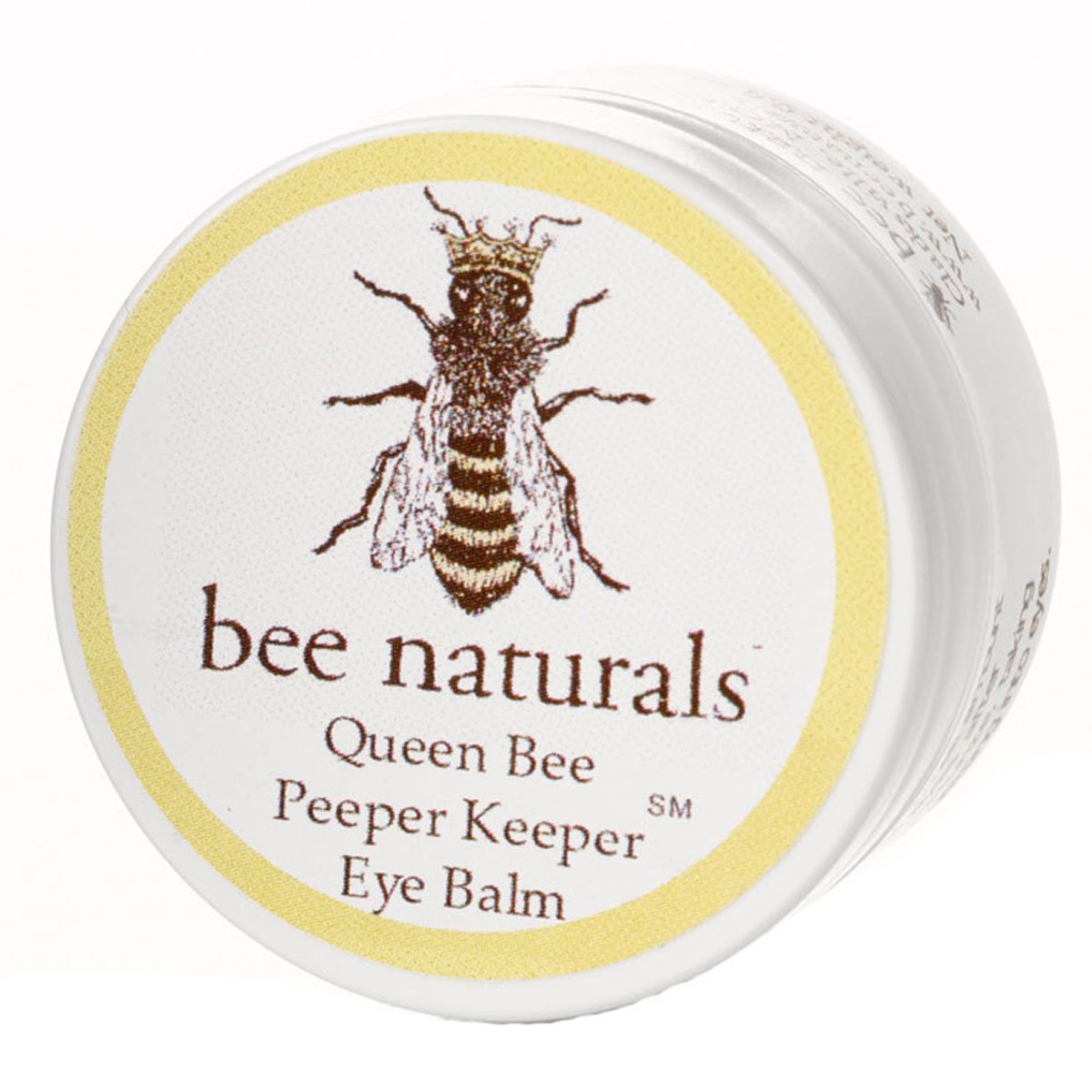 Queen Bee Naturals Best Eye Balm Peeper Keeper - Eyelid Cream Reduces Crows Feet, Wrinkles & Fine Lines - Moisturizes Your Skin - Vitamin E + 10 All Natural Nutrient Oils - 0.8 Oz