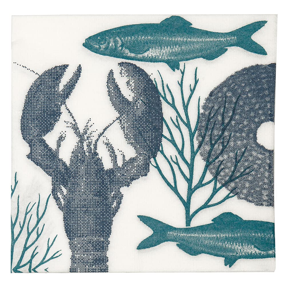 IHR Ideal Home Range Party Napkins Disposable 3-Ply Paper Lunch Napkin Pack, 6.5