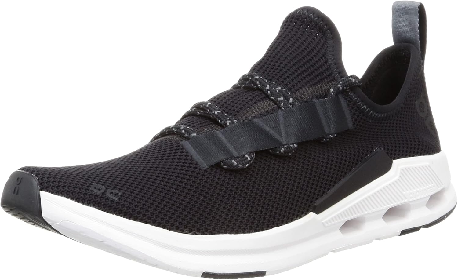 On Men's Cloudeasy Sneakers, Black/Rock, 11 Medium US