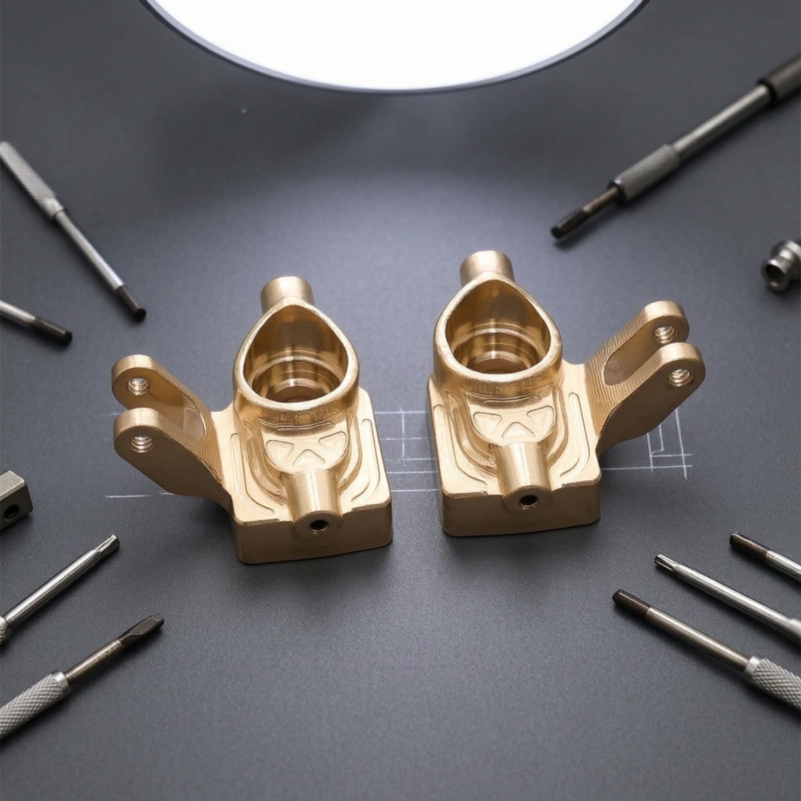 Kit di Aggiornamento in Ottone Pesante Kit di Parti in Ottone con Viti Robusto Ricambi per Modellisti