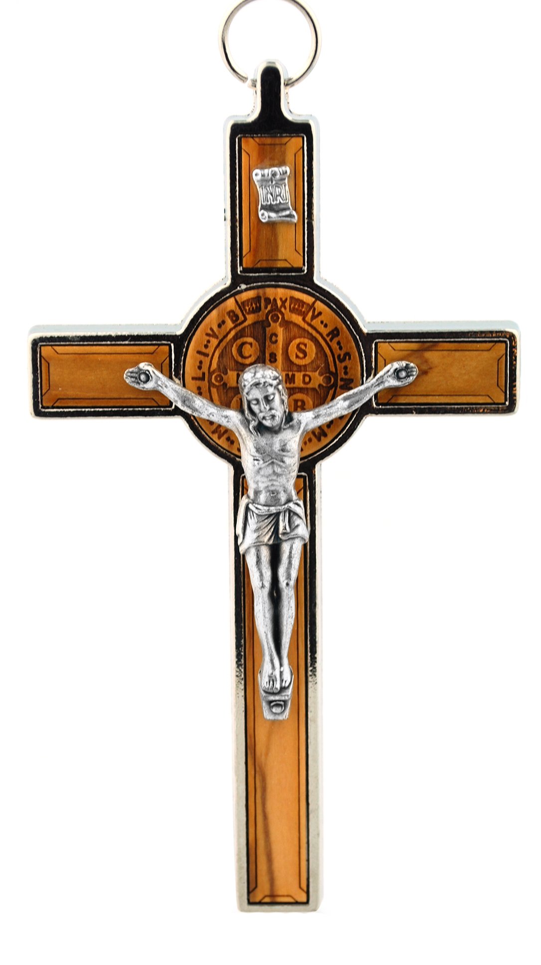 Cruz de San Benito para regalo de bautizo y mudanza 5